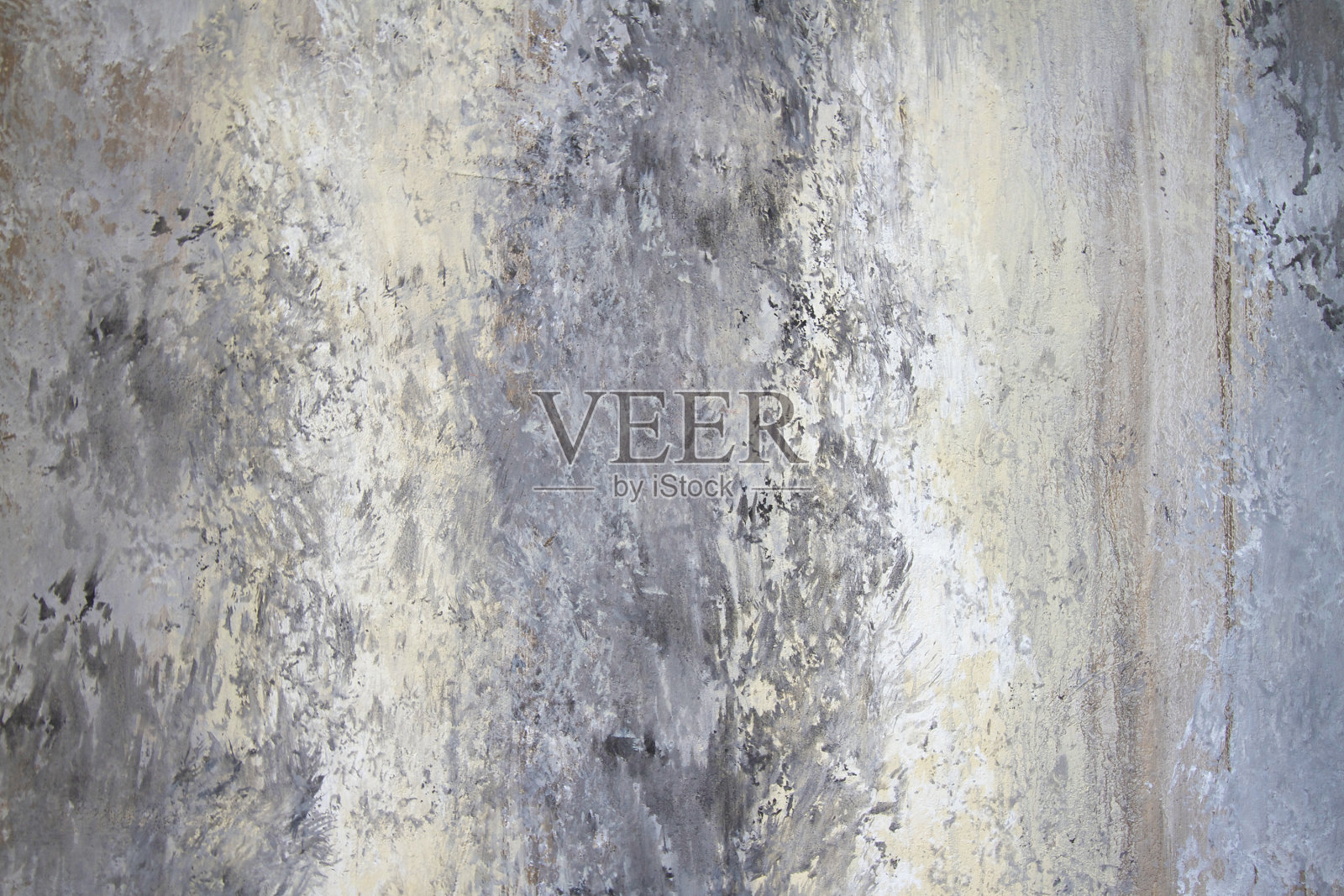 旧西西里墙背景:条纹条纹灰色和黄色照片摄影图片