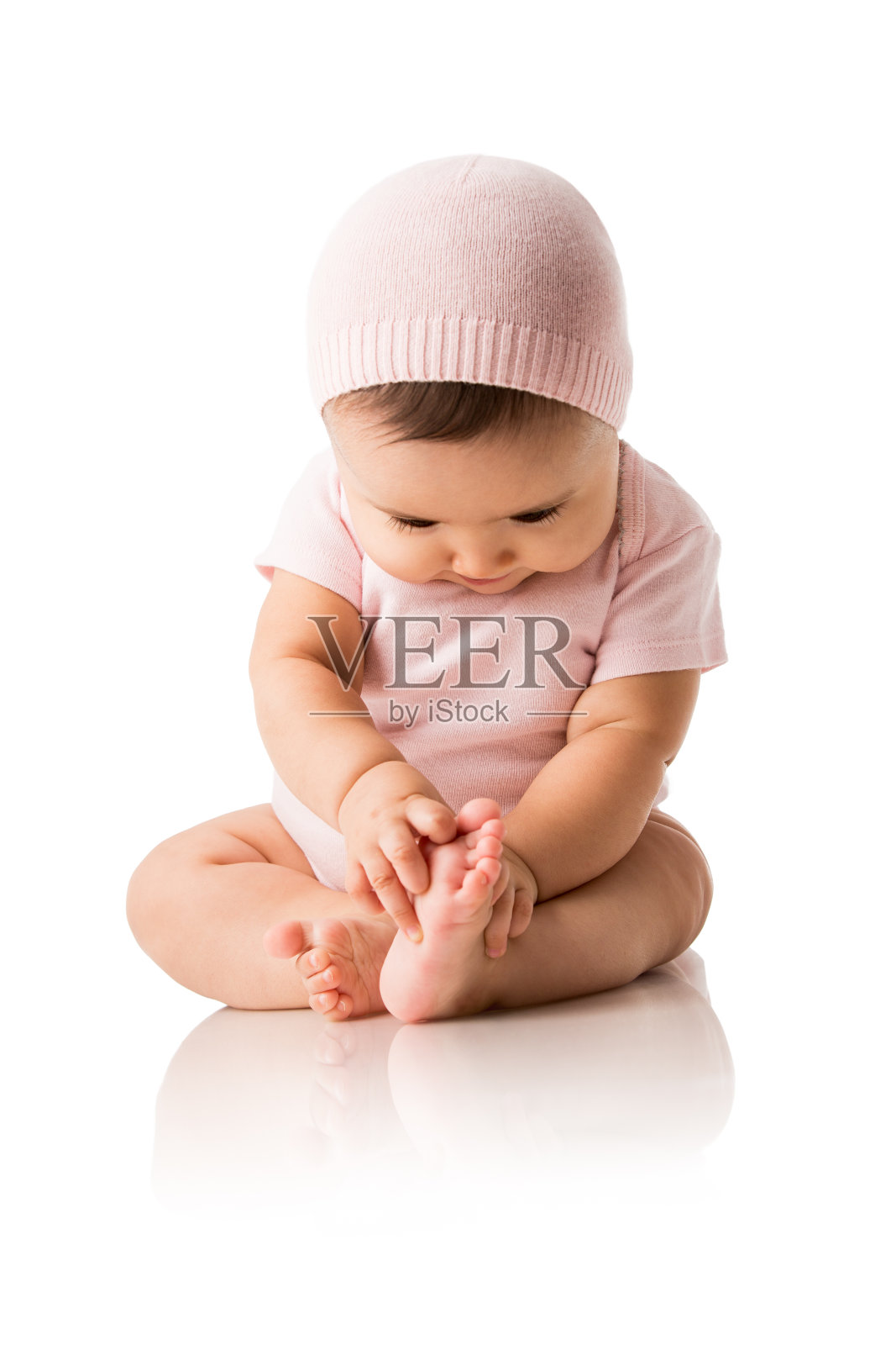 可爱的小女孩照片摄影图片