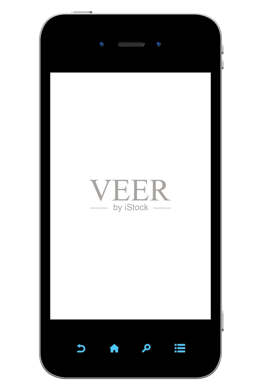 通用智能手机(剪切路径)照片摄影图片