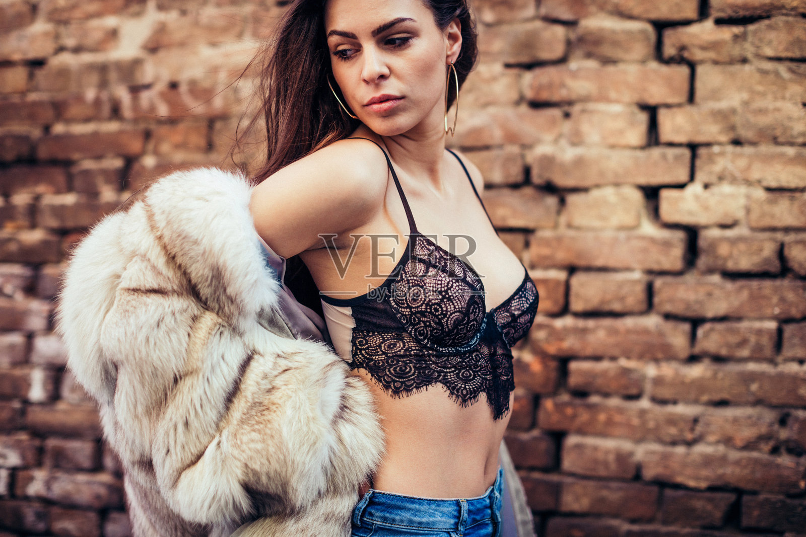 美丽的时装模特照片摄影图片