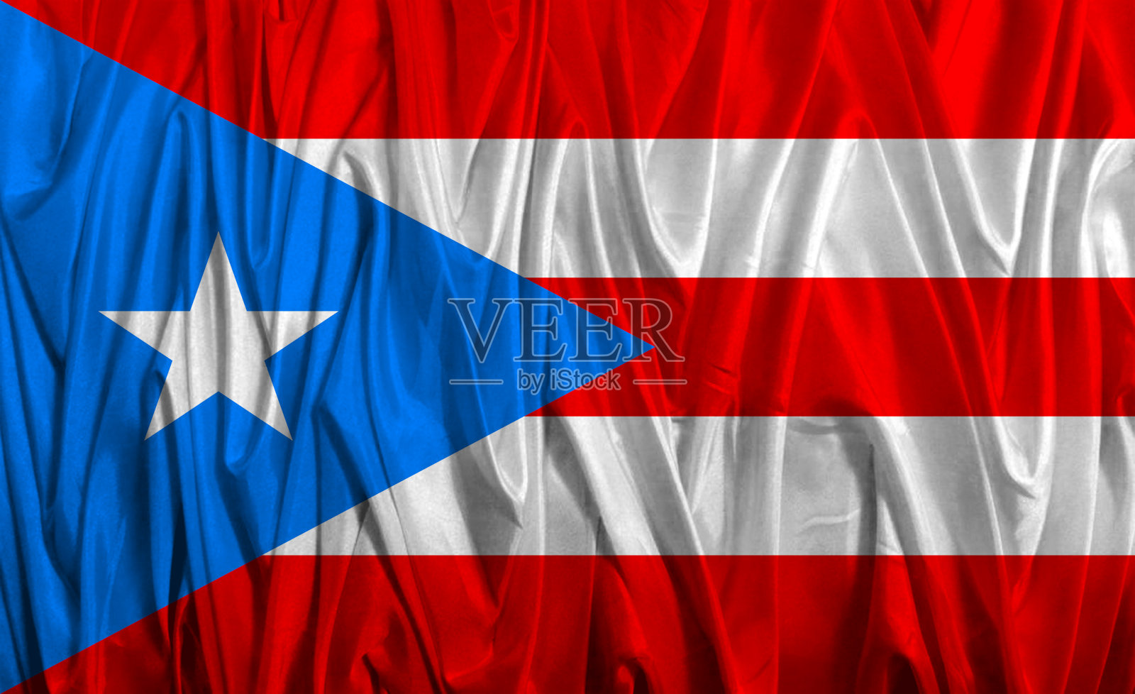 波多黎各国旗照片摄影图片