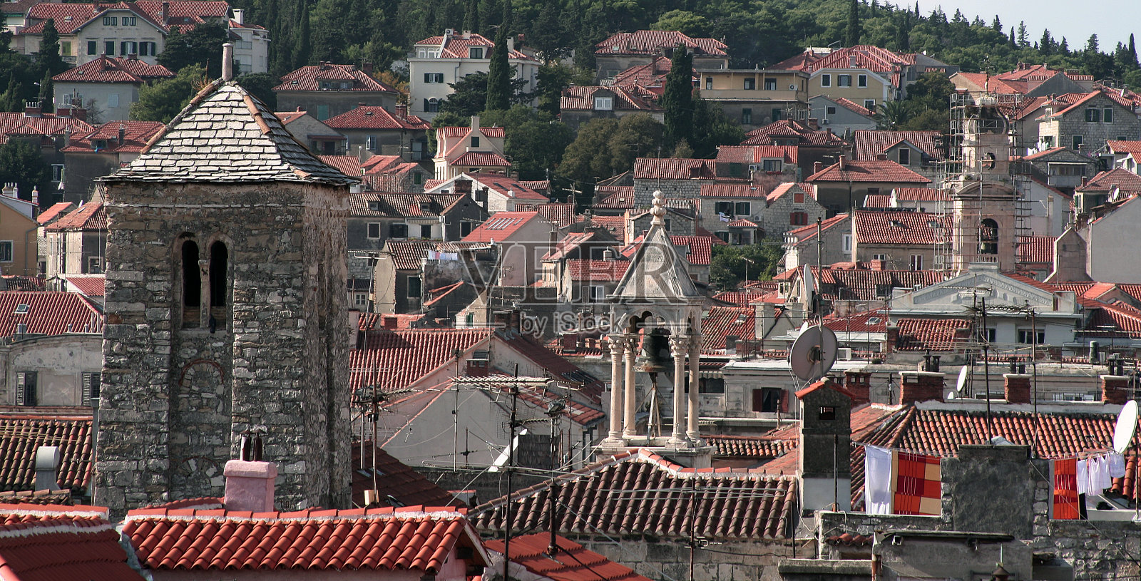 屋顶和塔照片摄影图片