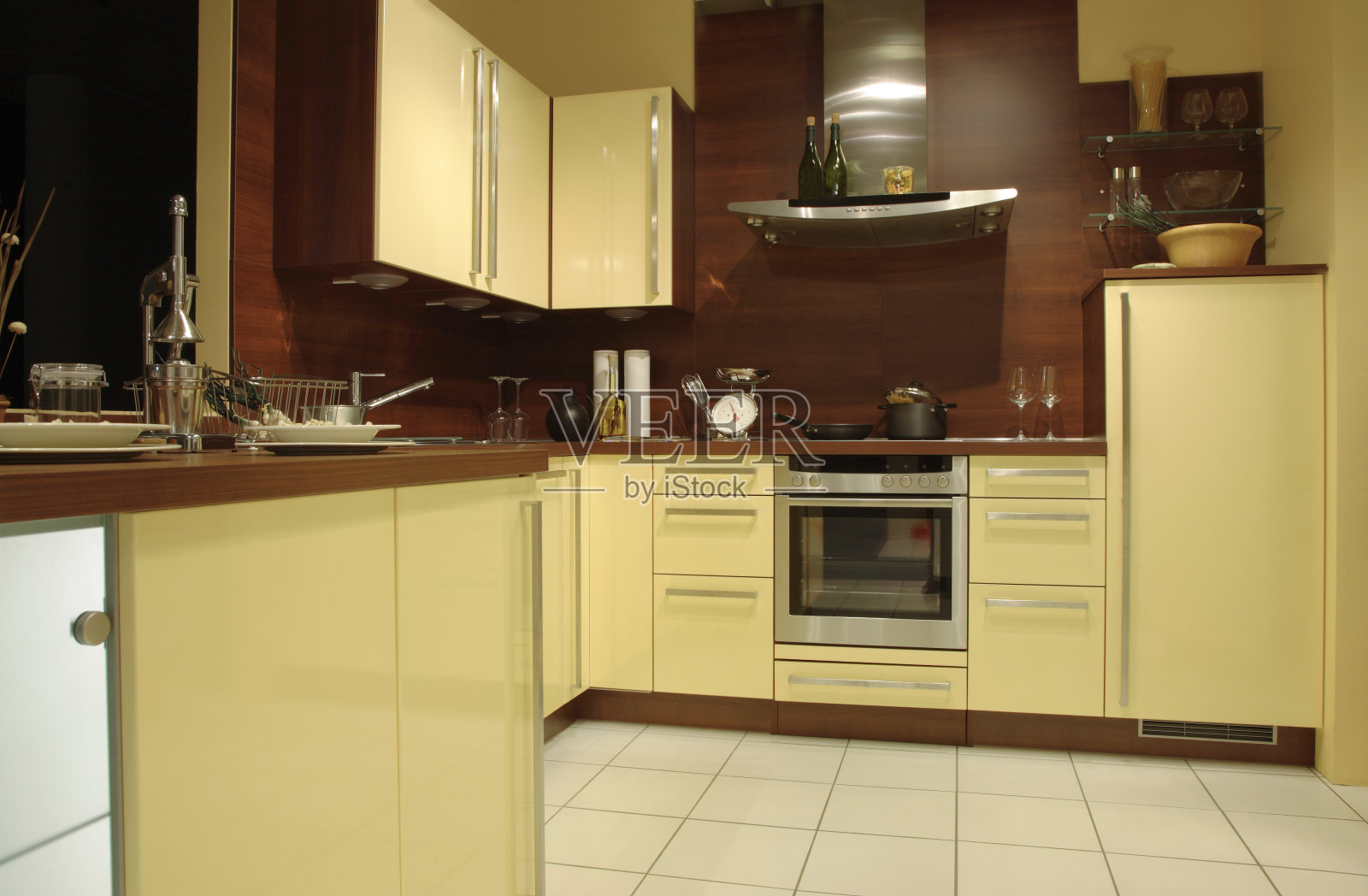 现代厨房照片摄影图片