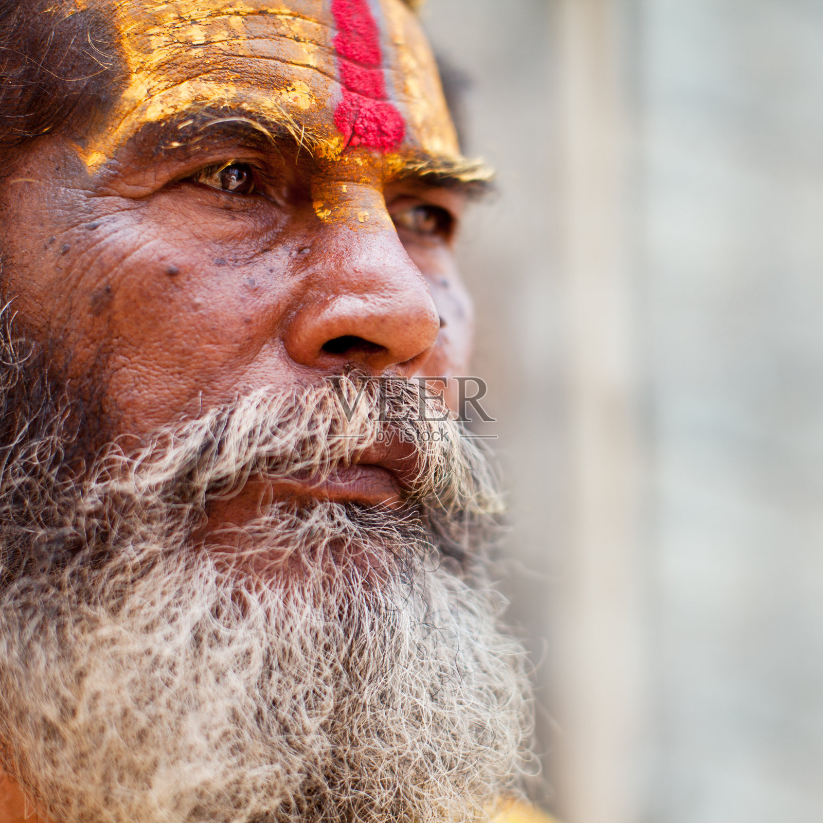 神圣的萨都人的肖像照片摄影图片