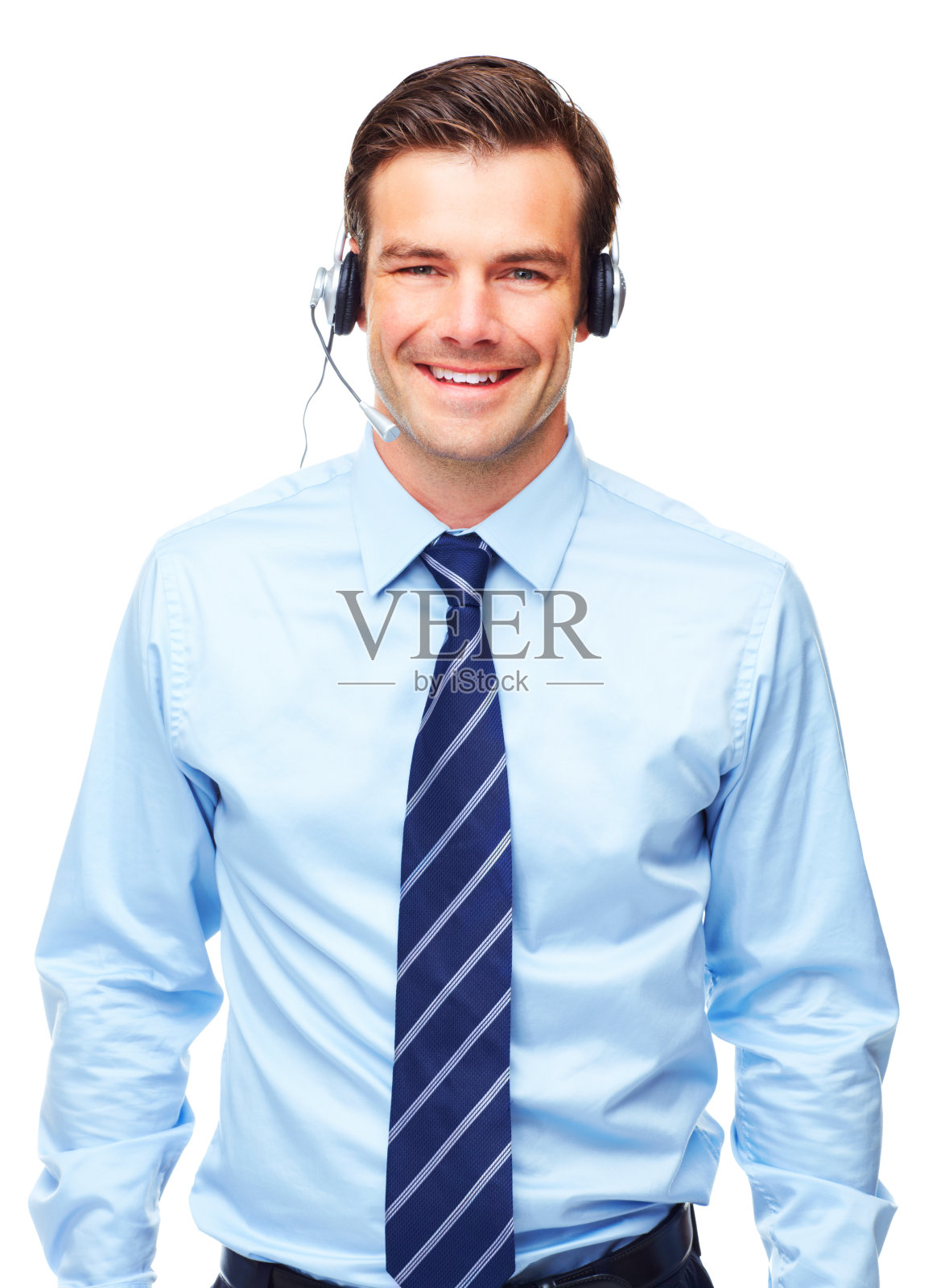 他是卓越的沟通专家照片摄影图片