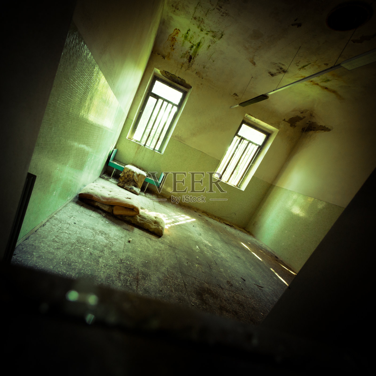 废弃废弃的医院病房照片摄影图片