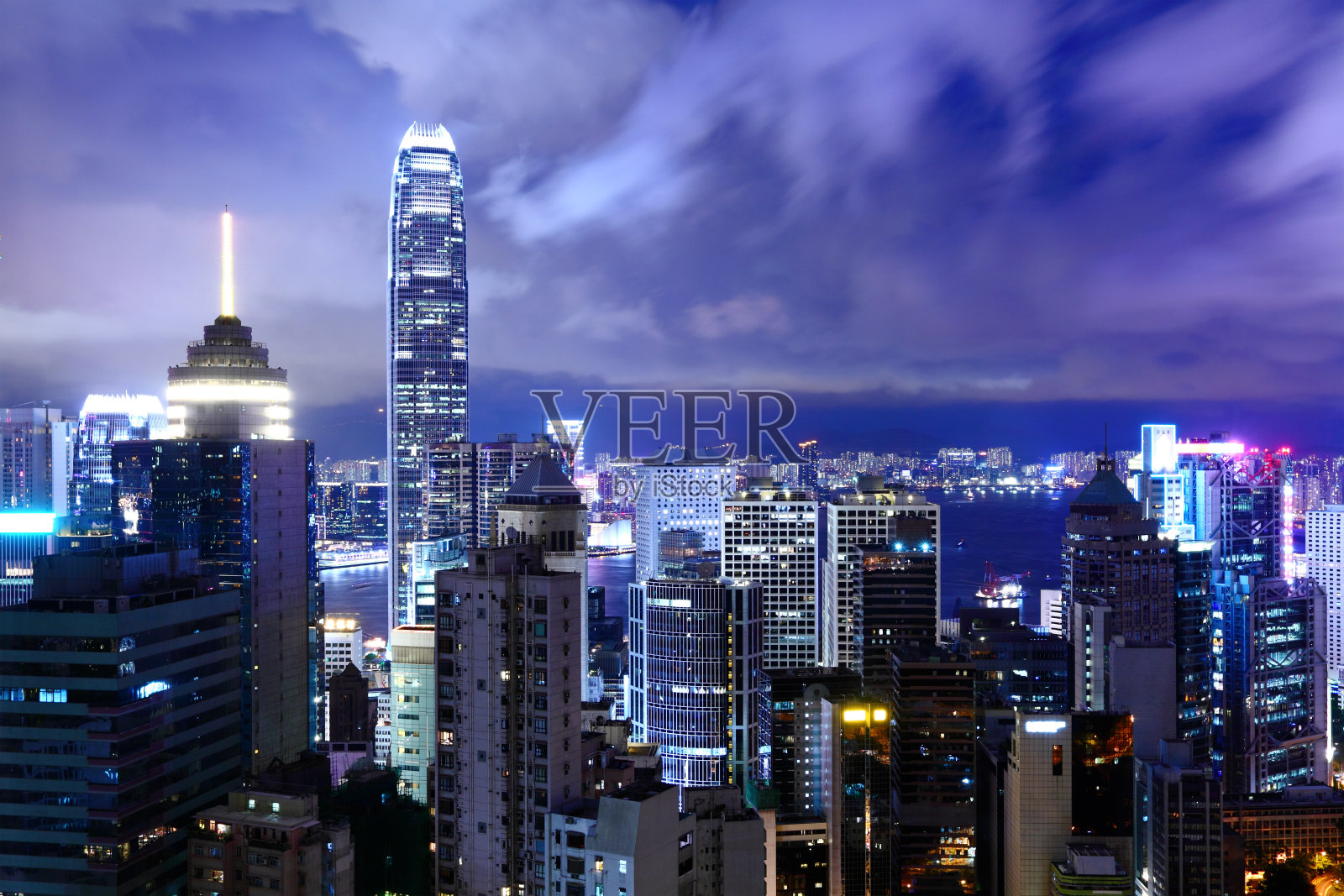 香港的夜晚照片摄影图片