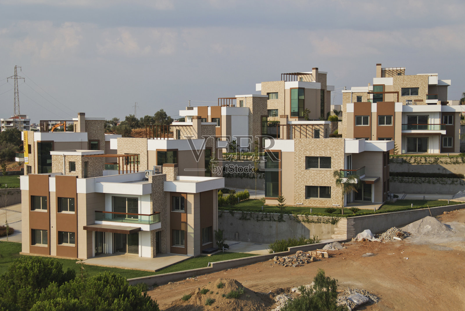 现代房地产照片摄影图片