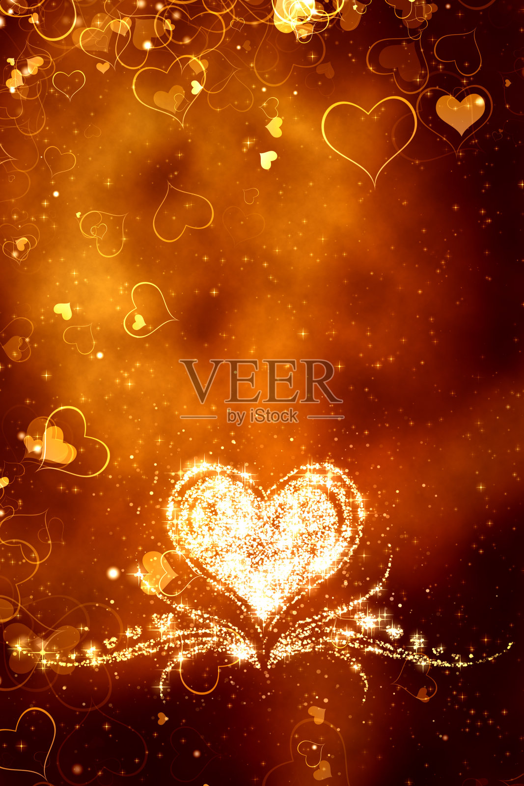 情人节的背景插画图片素材