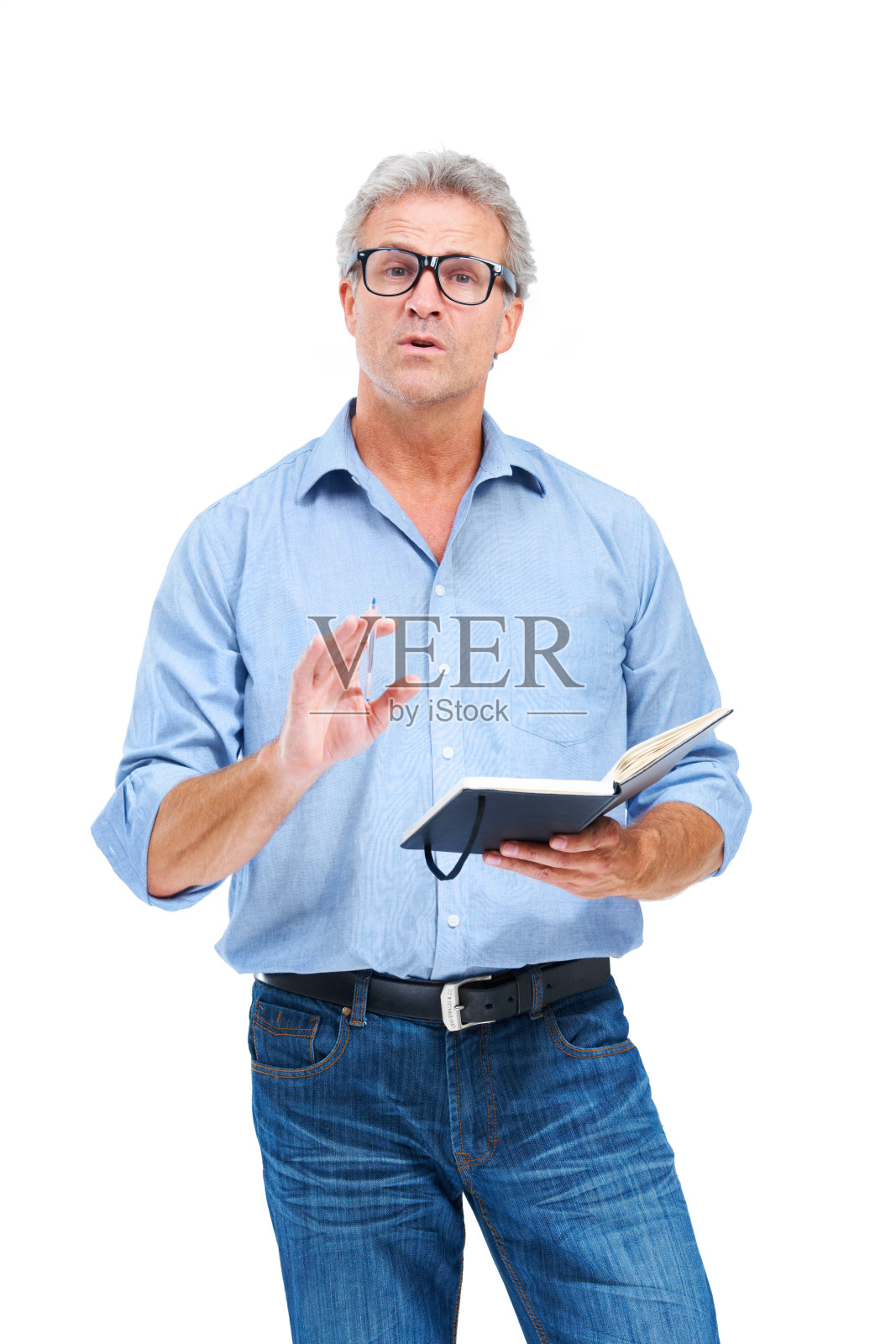 给他的学生讲课-教育照片摄影图片