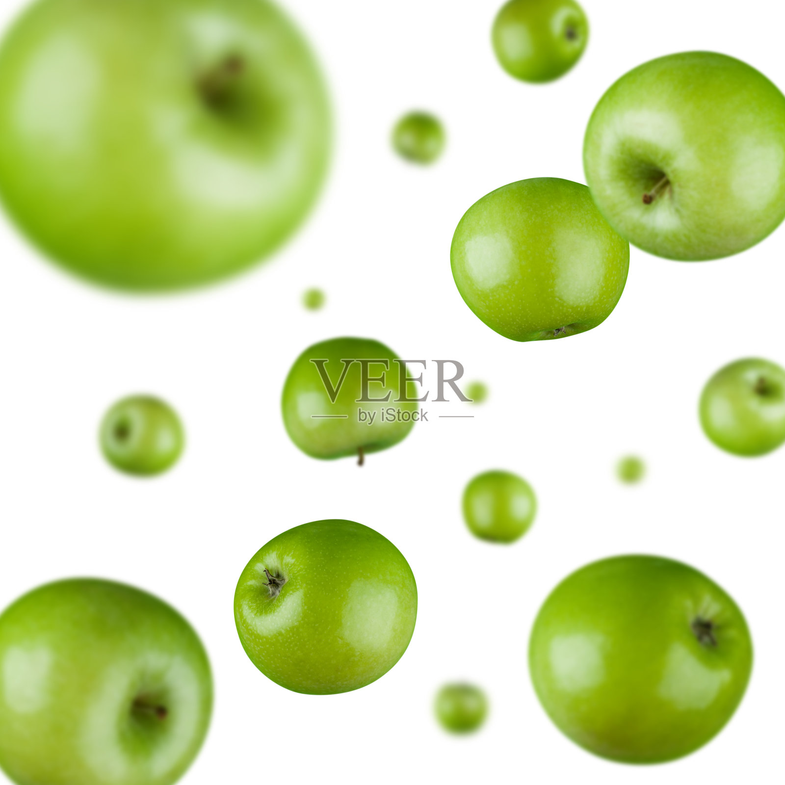 青苹果爆炸背景照片摄影图片