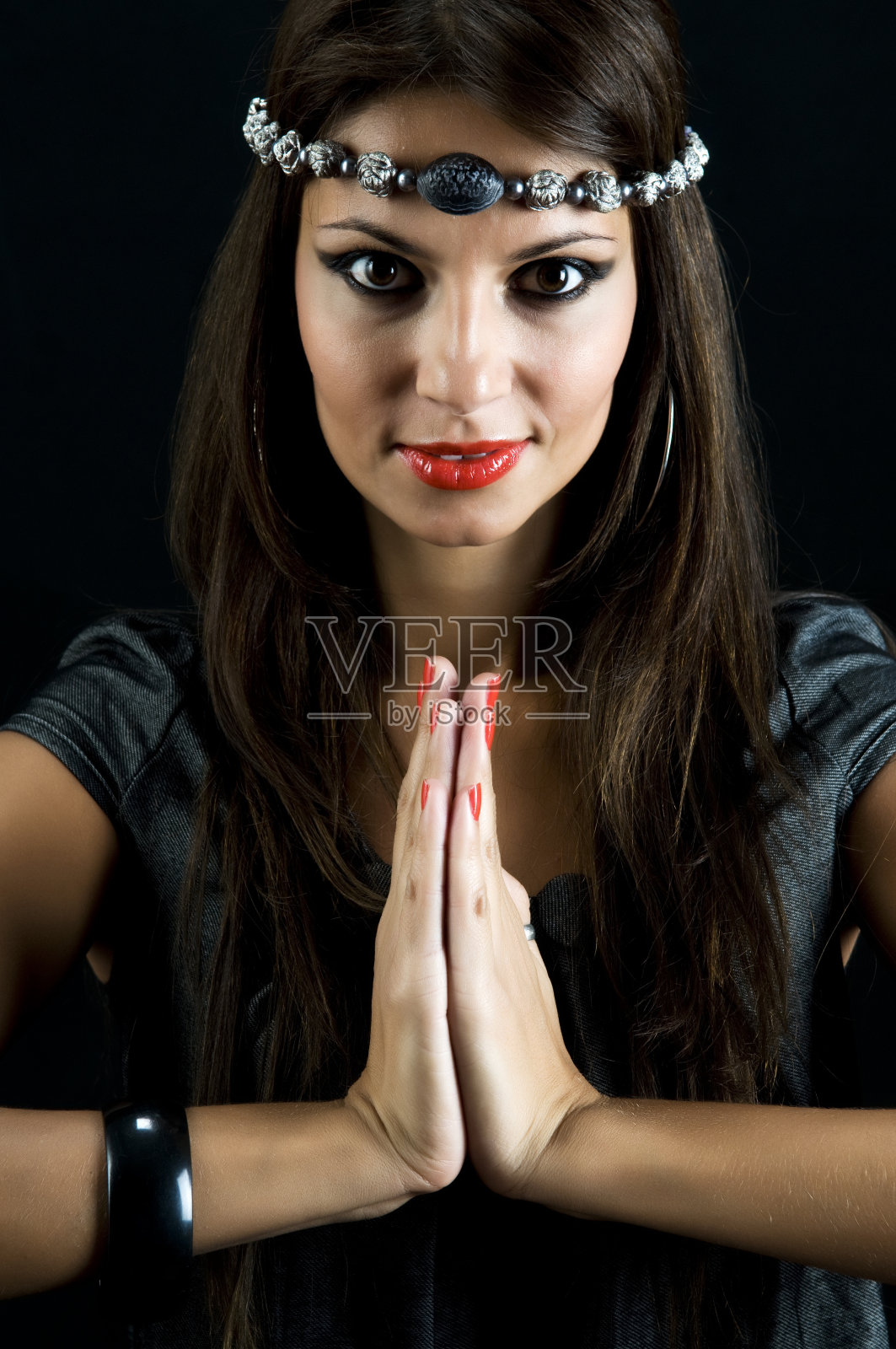 印度妇女照片摄影图片