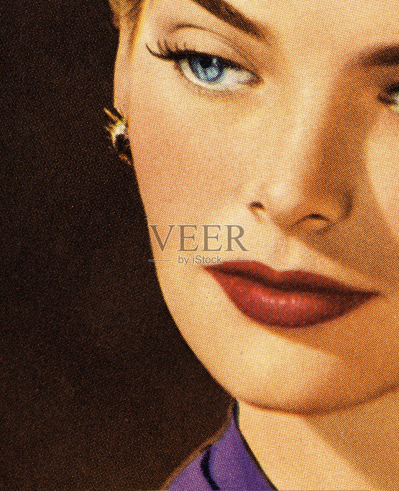 严肃的女人照片摄影图片