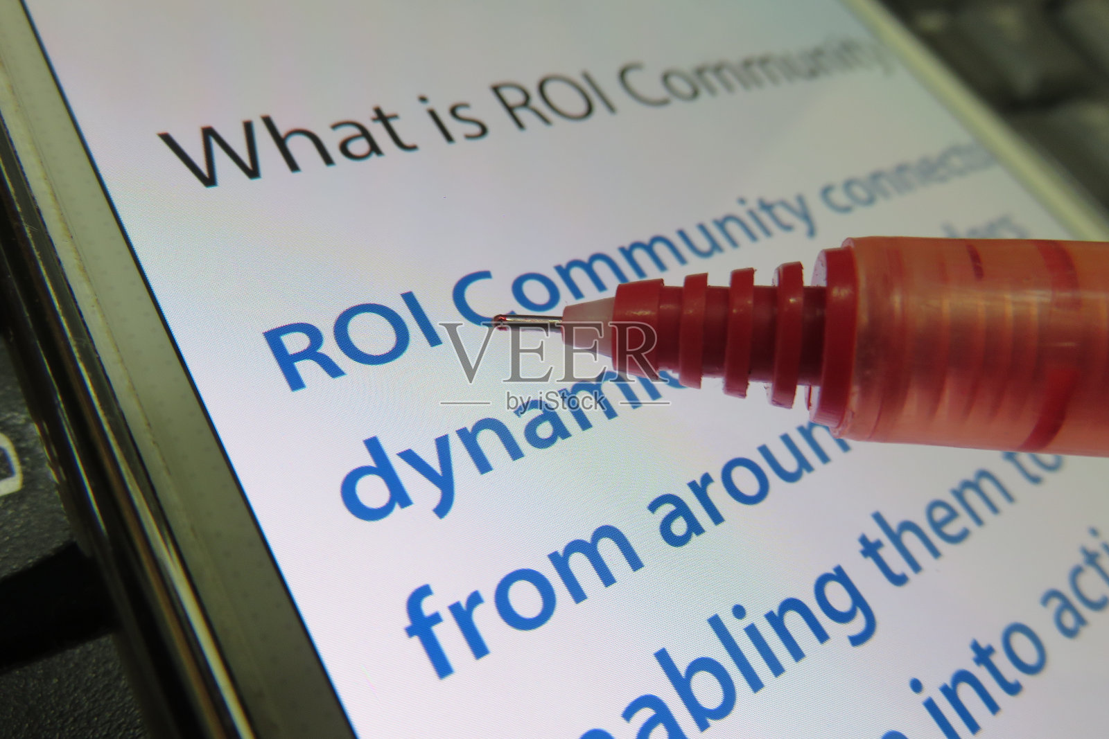 投资回报率的定义照片摄影图片