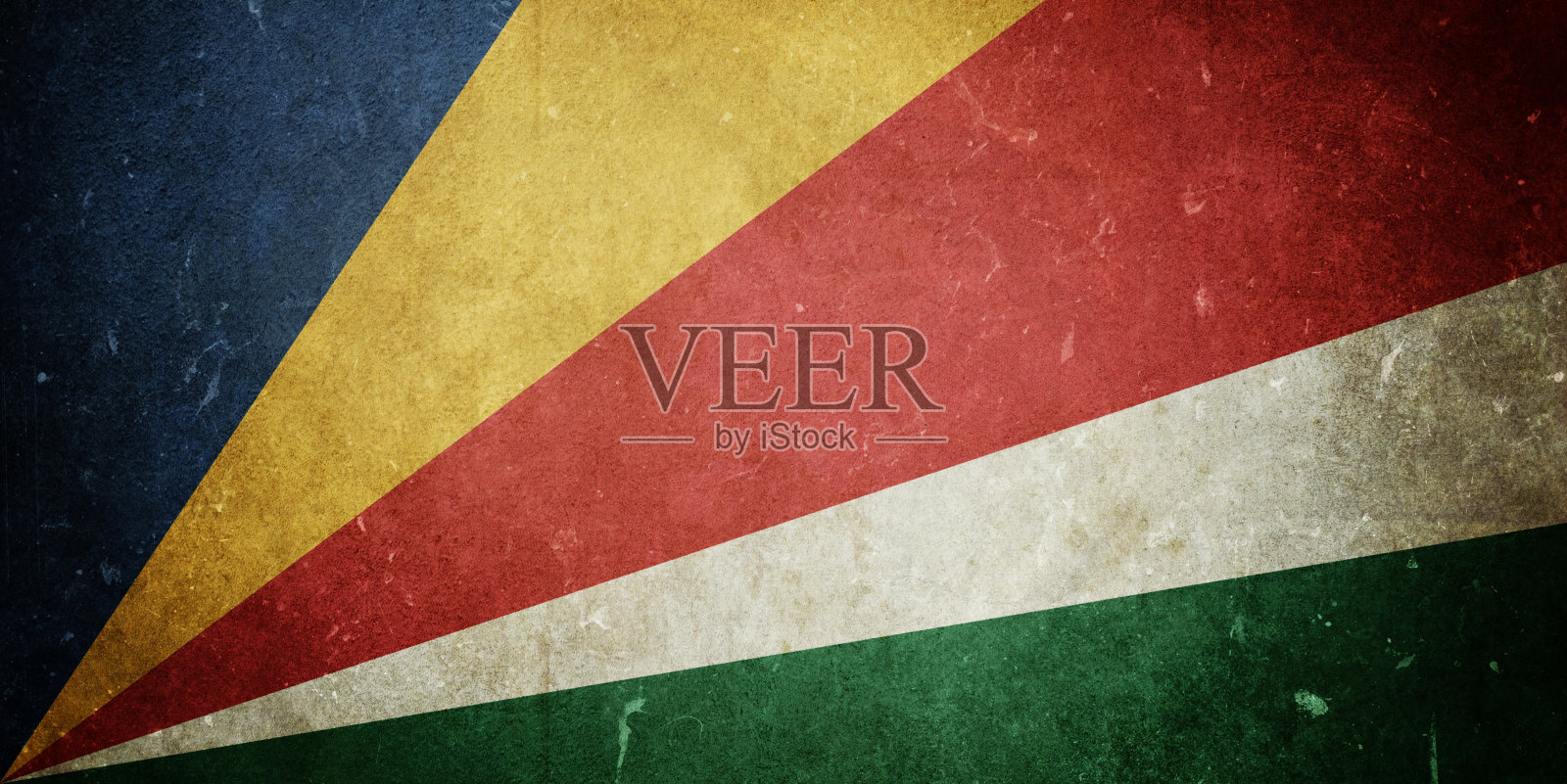 塞舌尔旗照片摄影图片