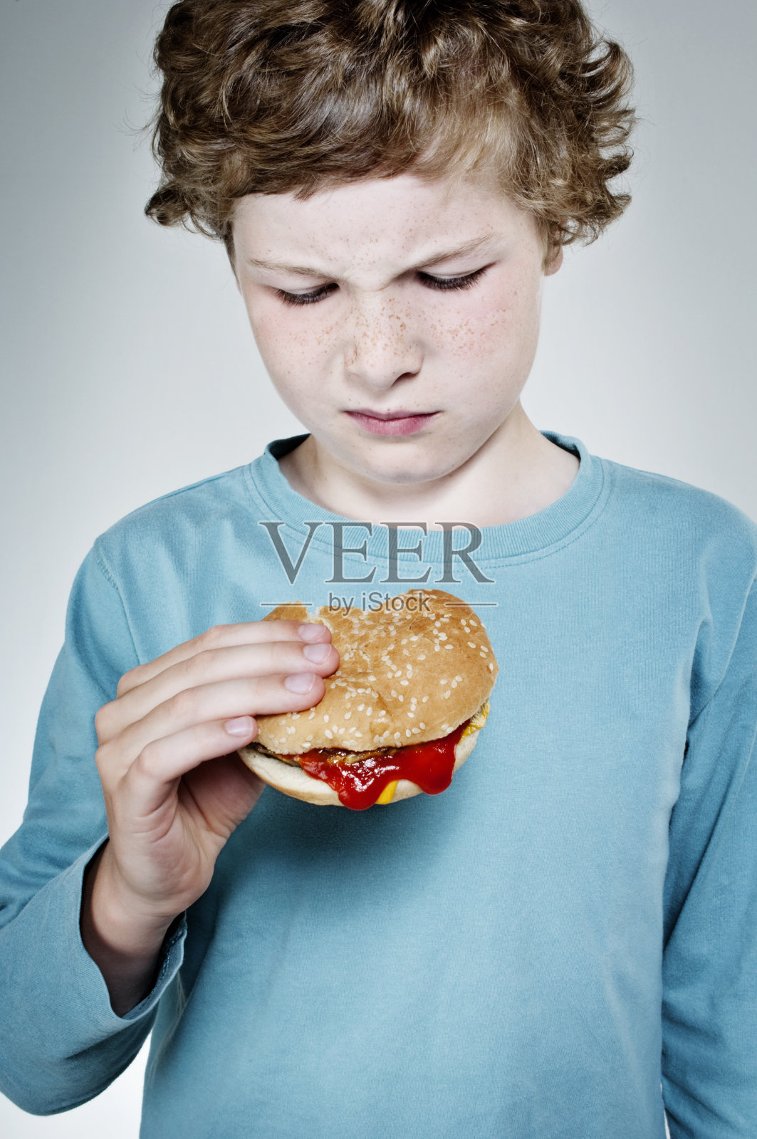 我的汉堡里有什么?照片摄影图片