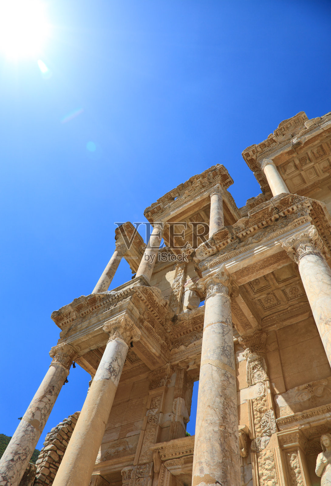 Celsus图书馆照片摄影图片