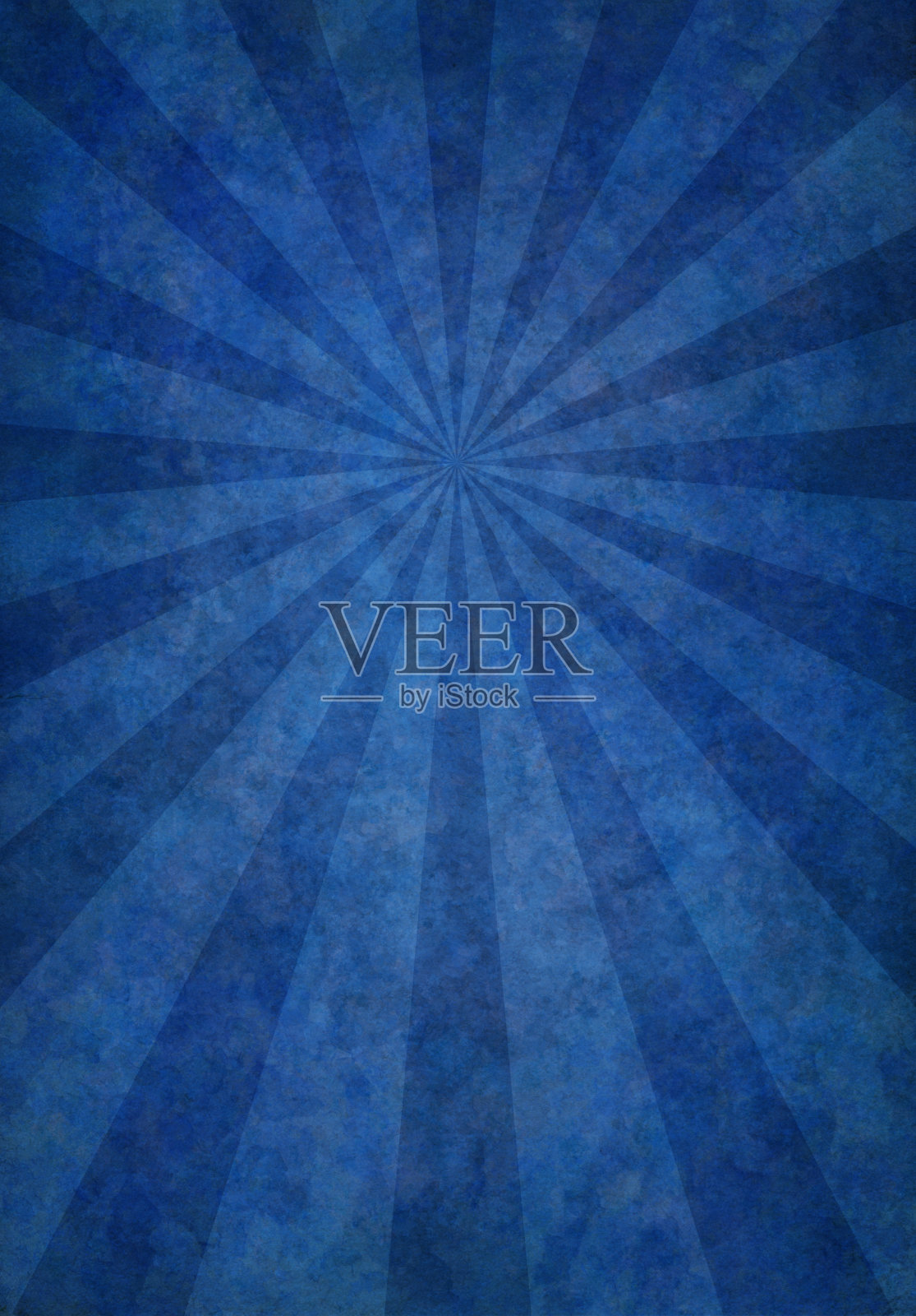 蓝色垃圾背景与射线插画图片素材