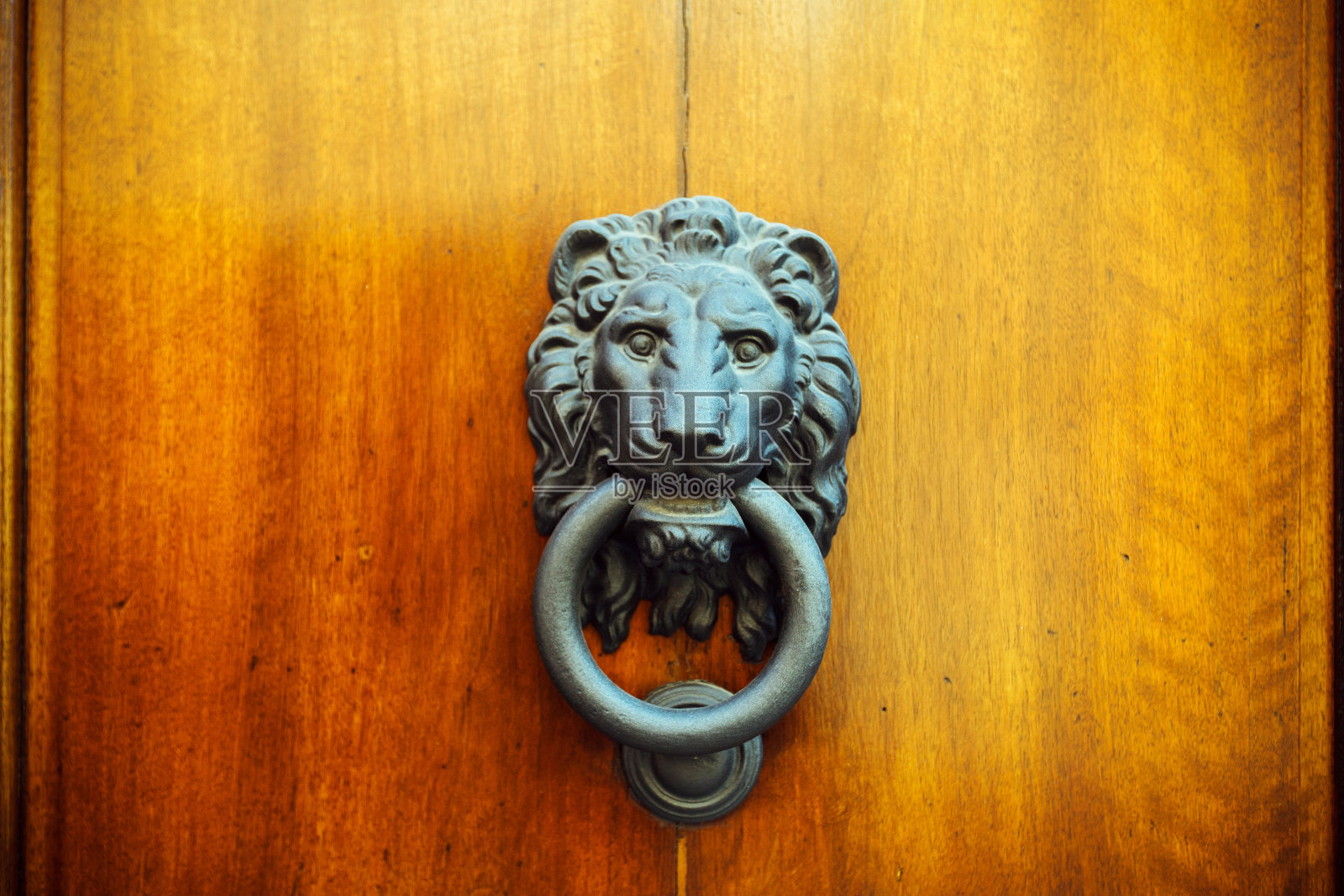 狮子头门环照片摄影图片