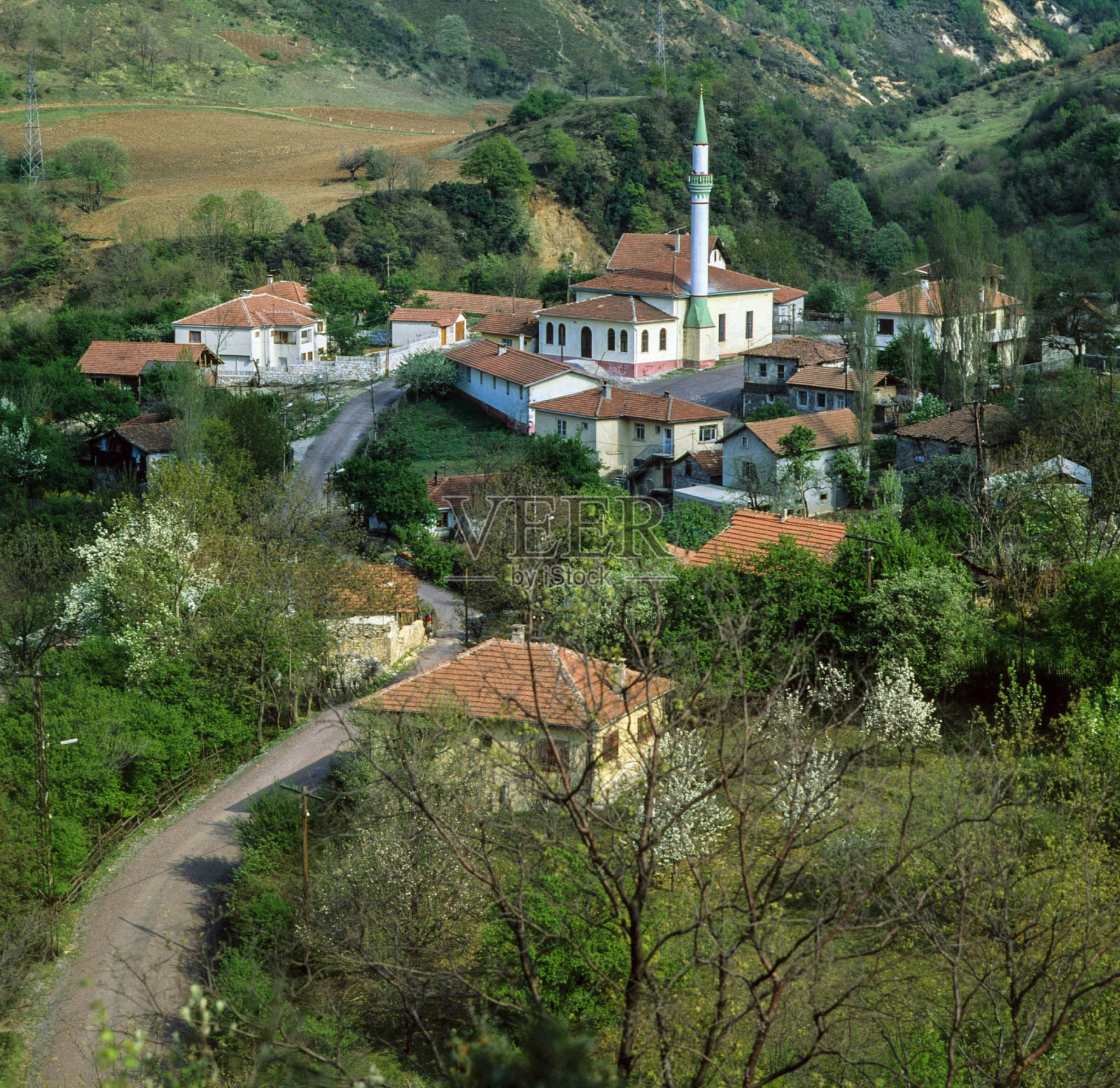 土耳其古老的村庄照片摄影图片