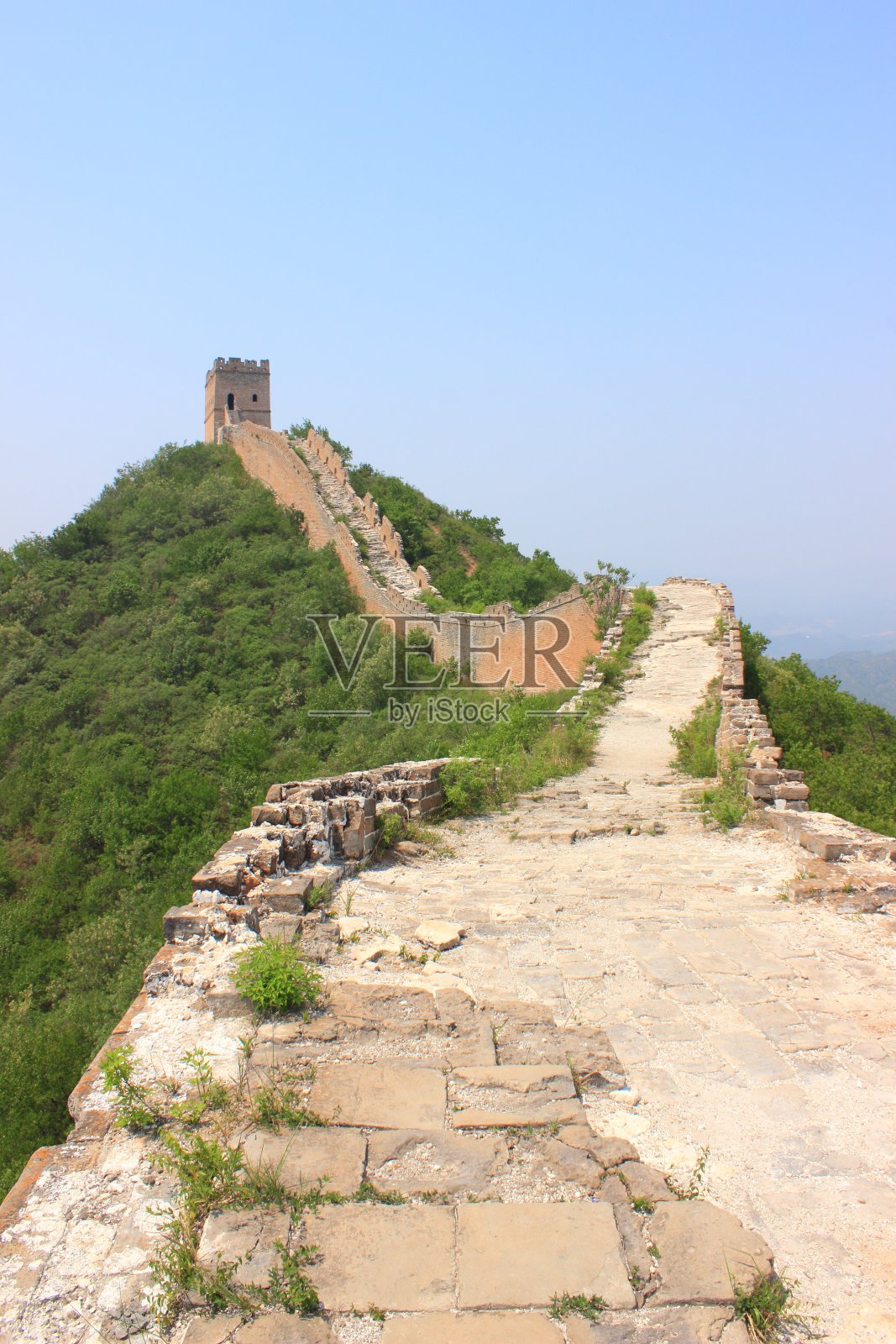 夏天的长城，中国金山岭照片摄影图片