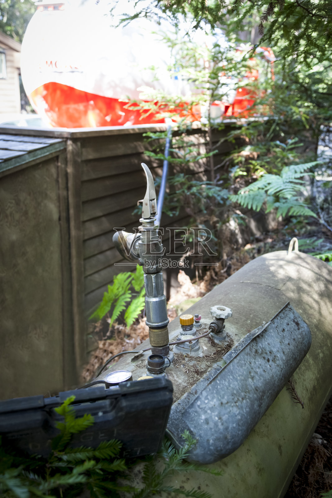 交付丙烷照片摄影图片