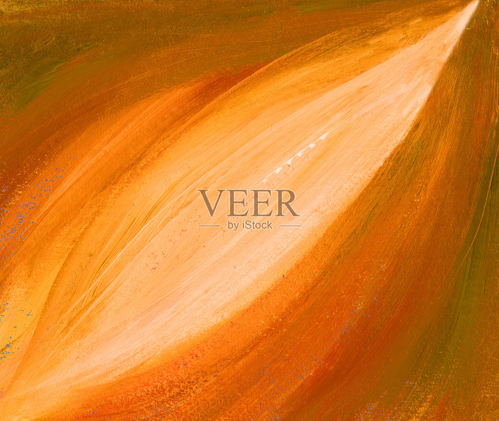 丙烯酸绘制抽象背景在橙色插画图片素材