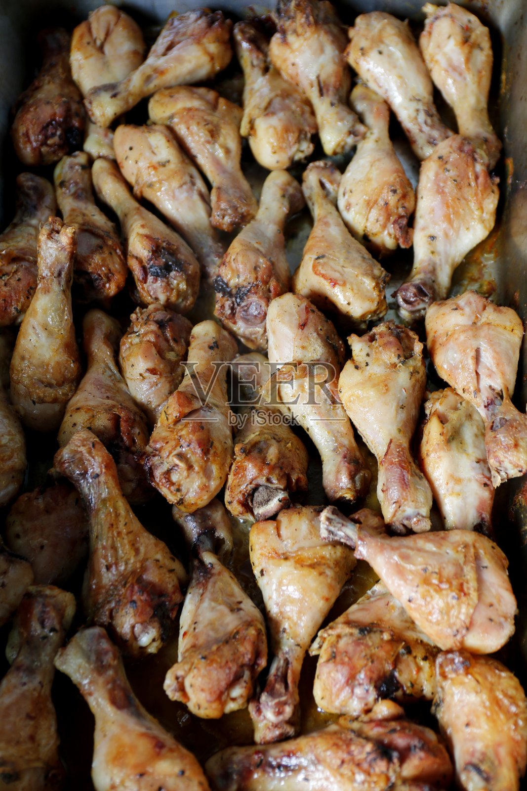 烤的鸡大腿照片摄影图片