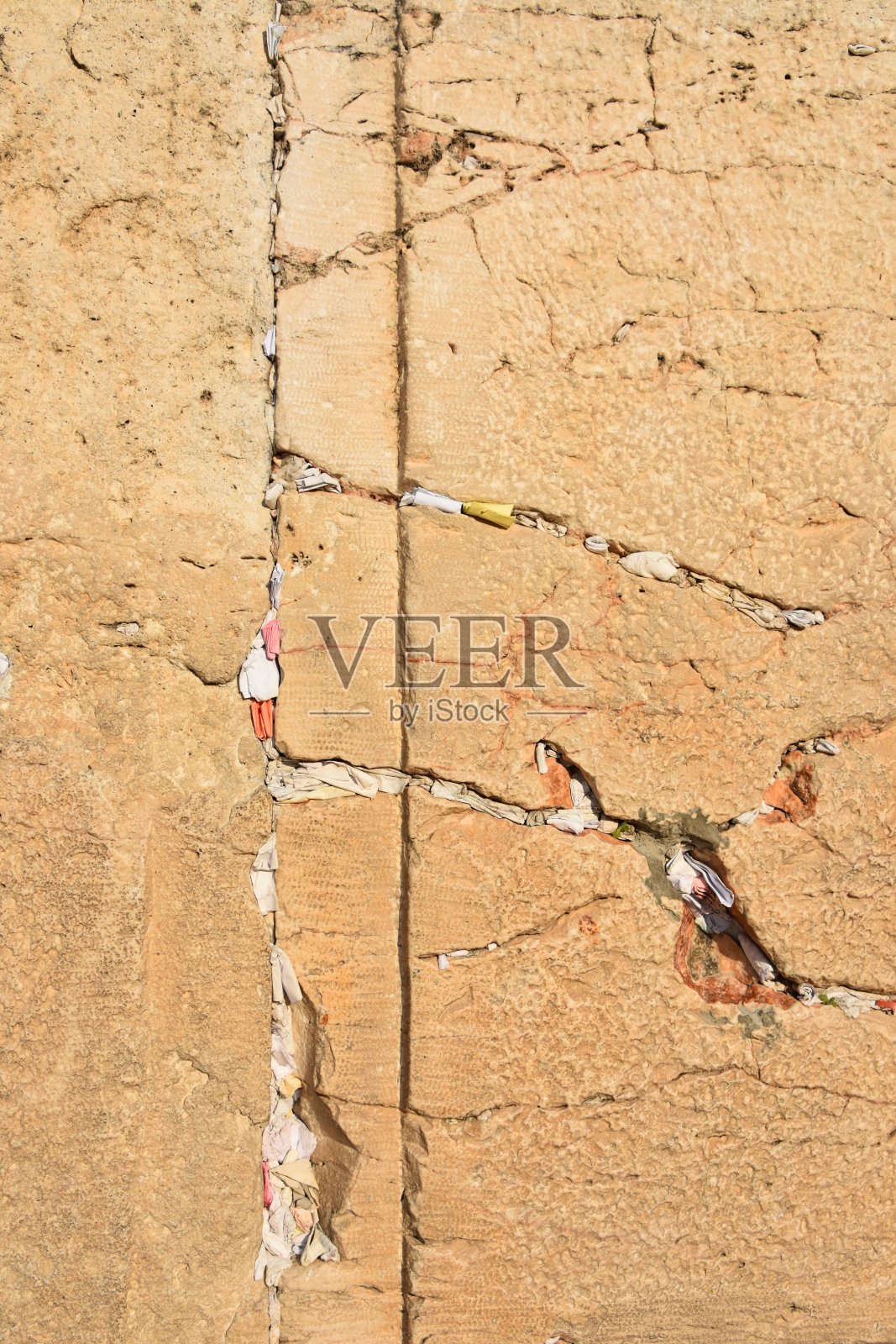 西墙砖墙间的上帝笔记照片摄影图片