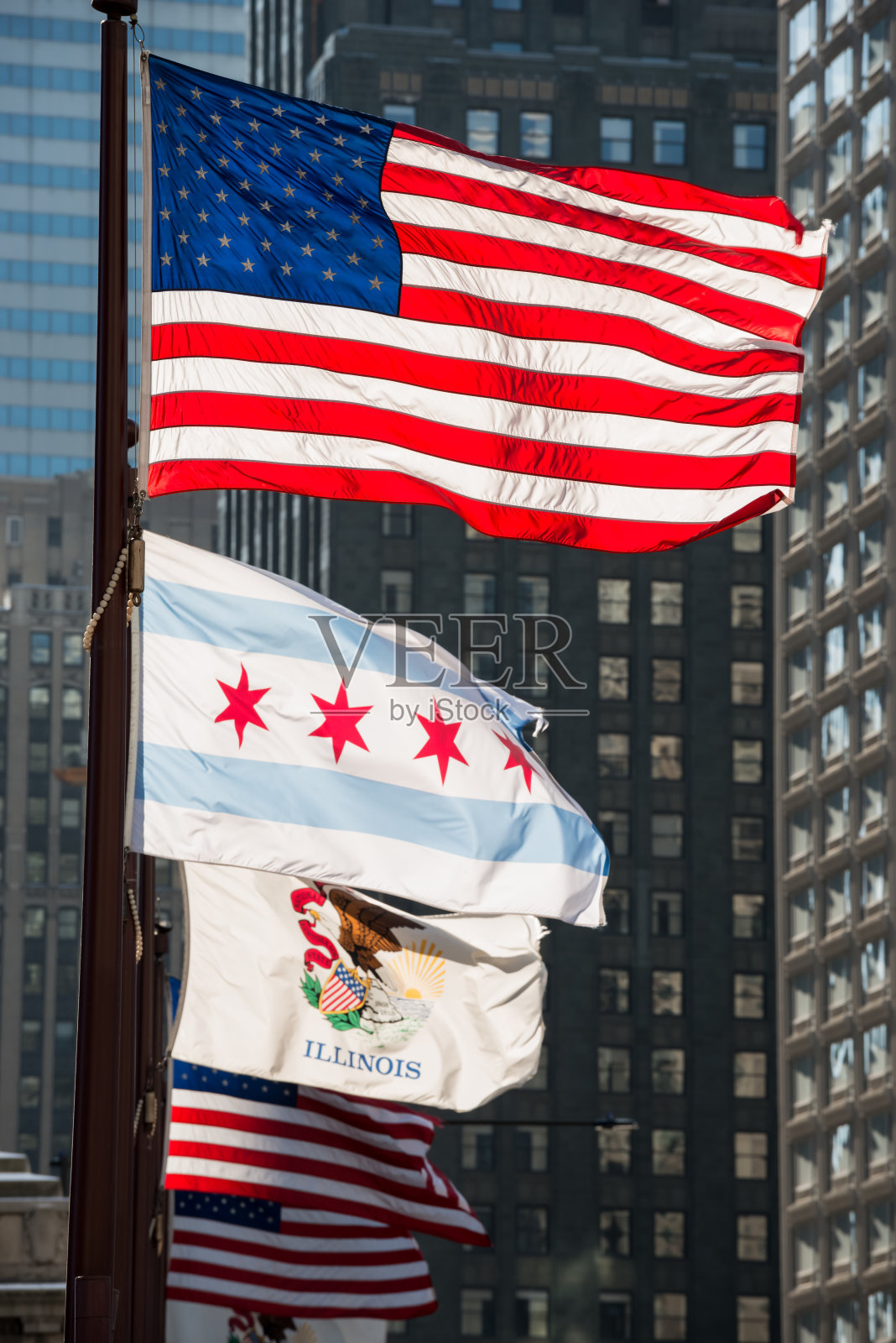 密歇根大街照片摄影图片