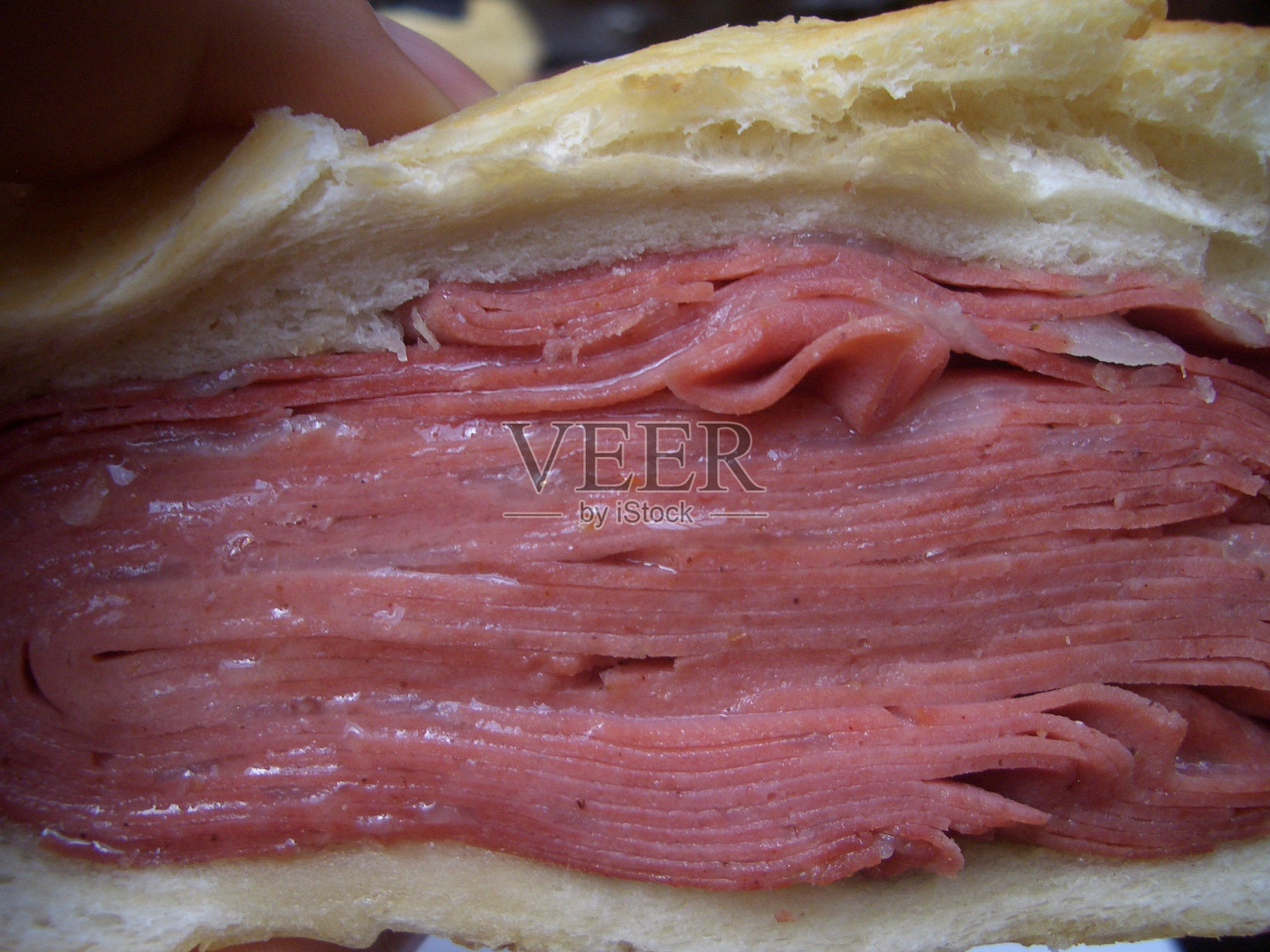 典型的巴西摩塔代拉三明治在巴西圣保罗照片摄影图片