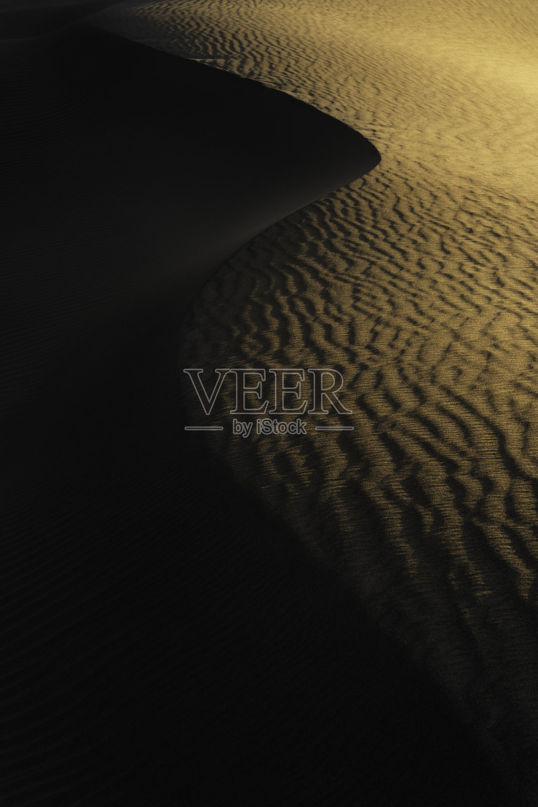 日落沙丘死亡谷照片摄影图片