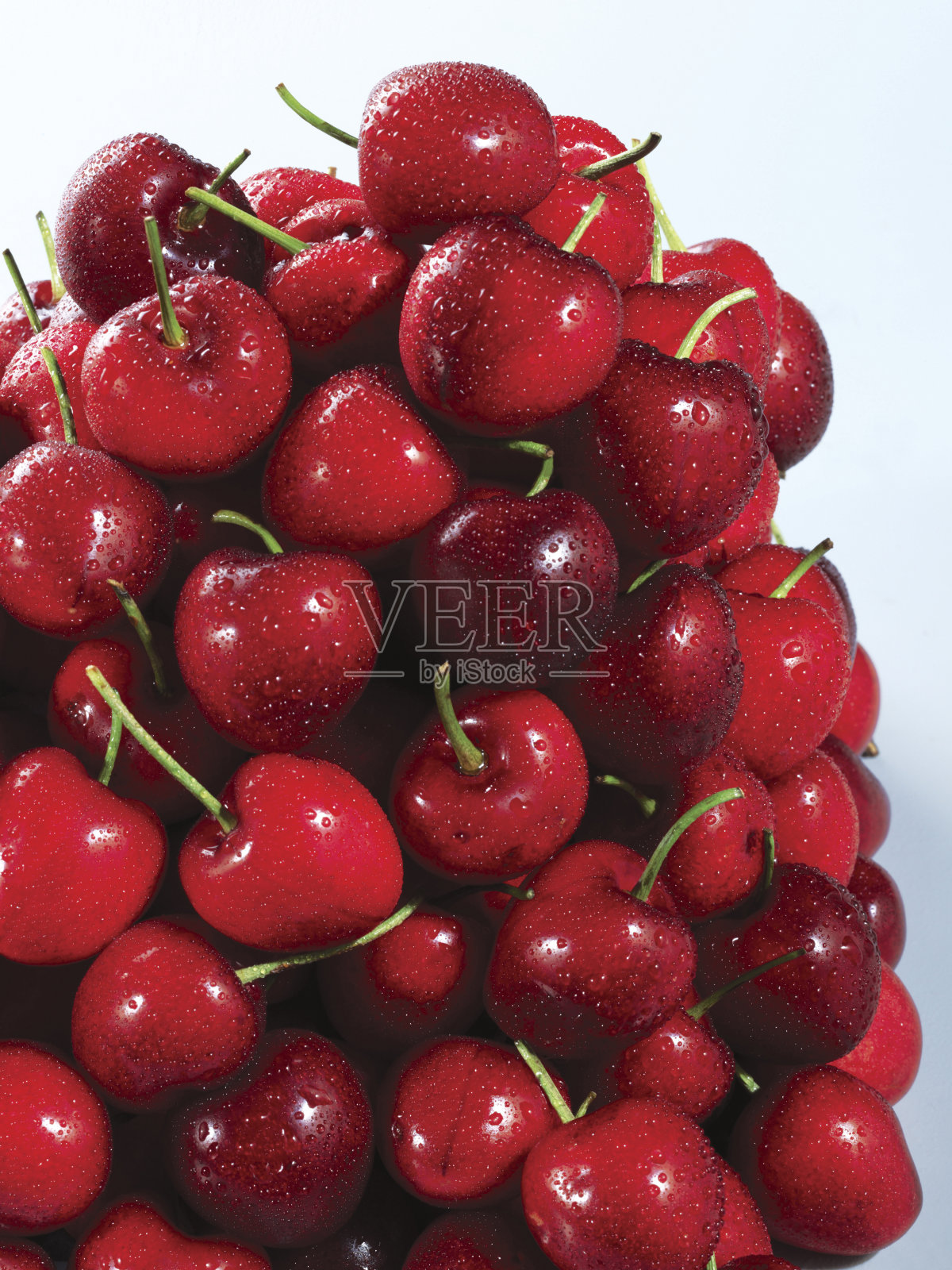 潮湿的樱桃照片摄影图片