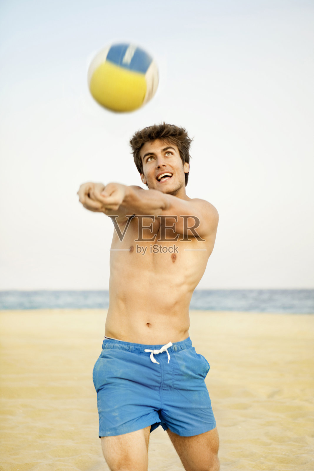 沙滩排球照片摄影图片