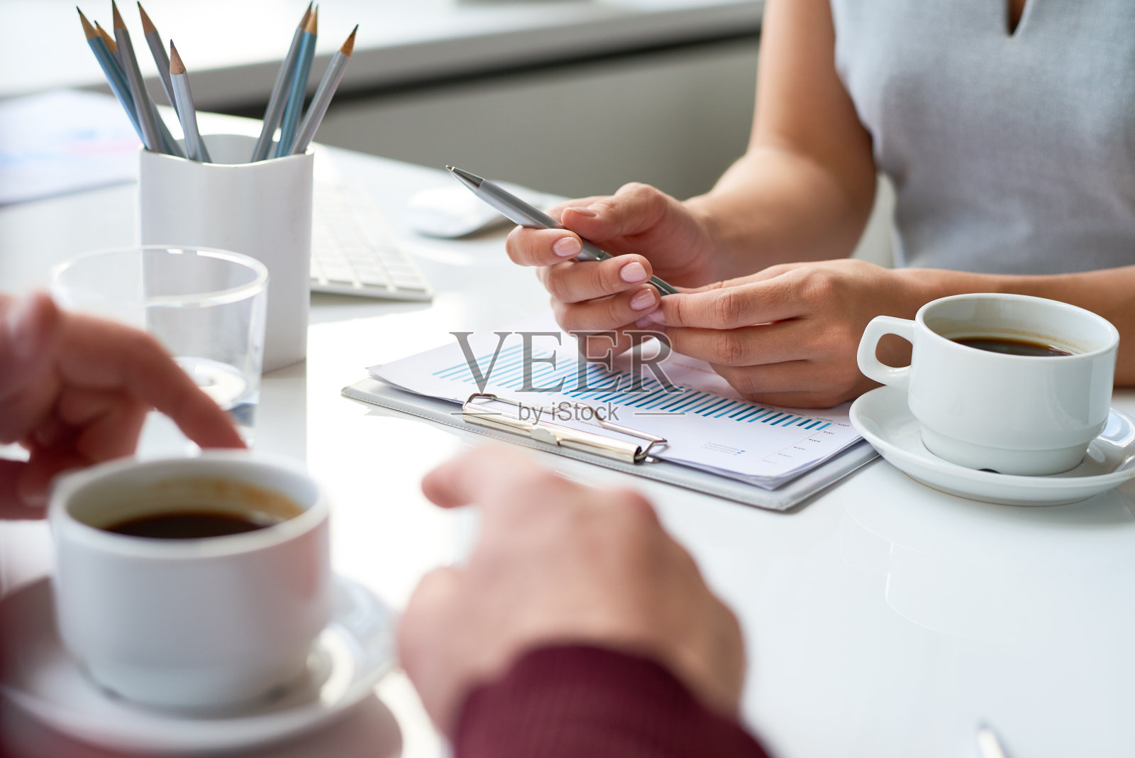 咖啡和业务照片摄影图片