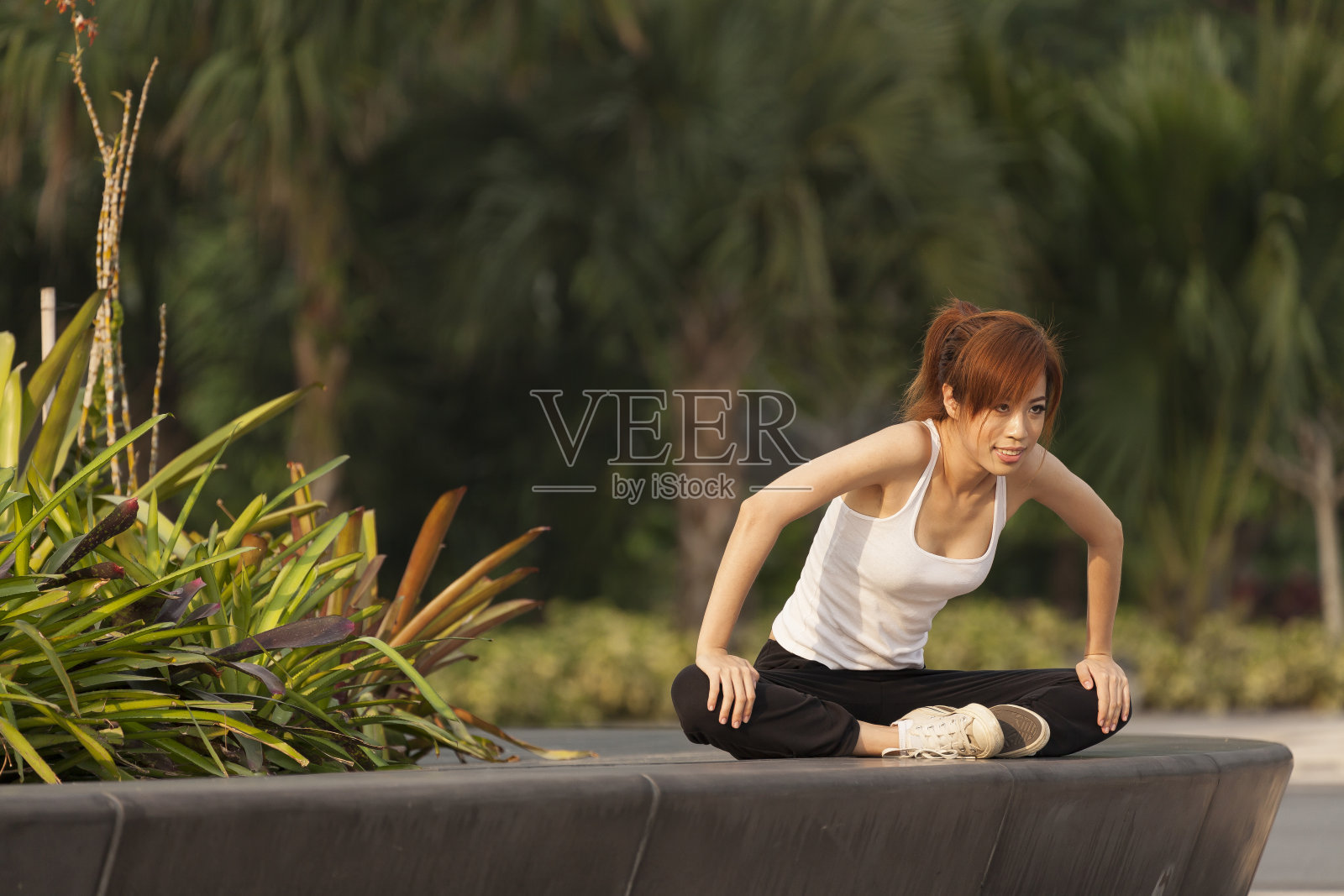 亚洲年轻女性的健康生活方式照片摄影图片