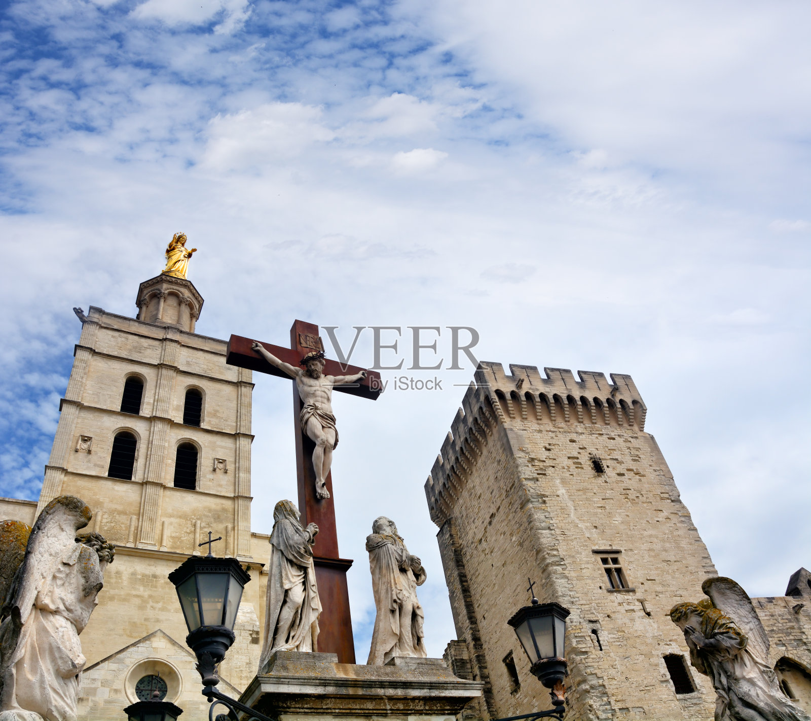 阿维尼翁大教堂、法国照片摄影图片