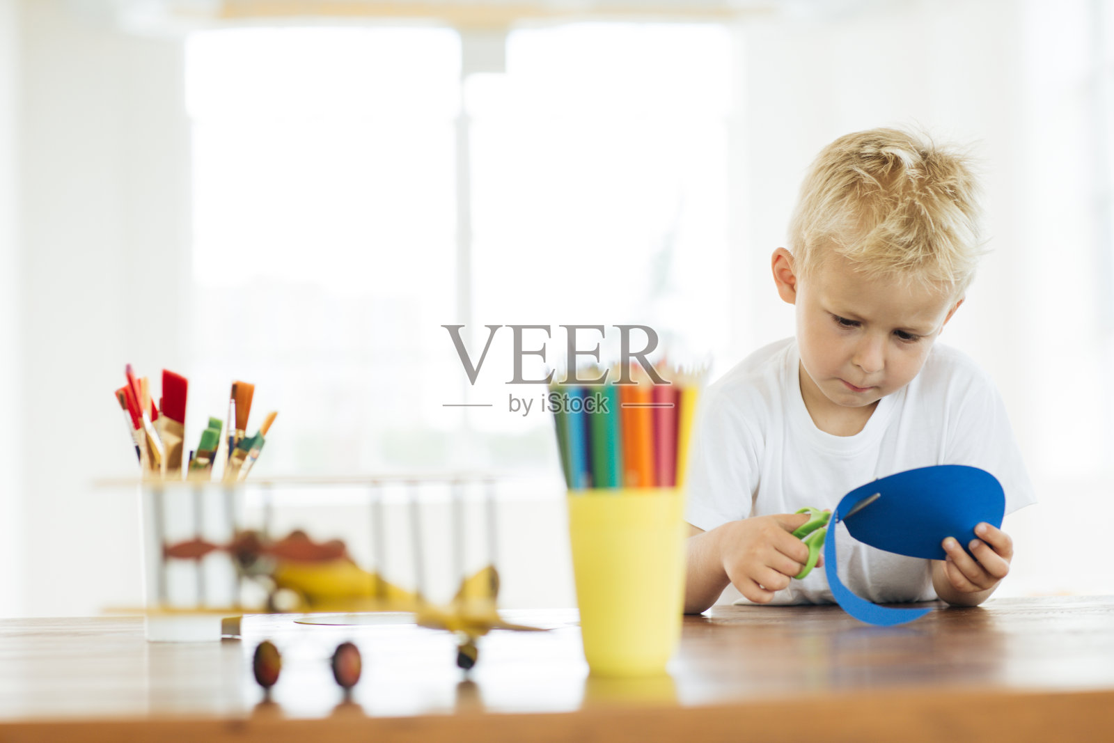 孩子上学前需要上的课照片摄影图片