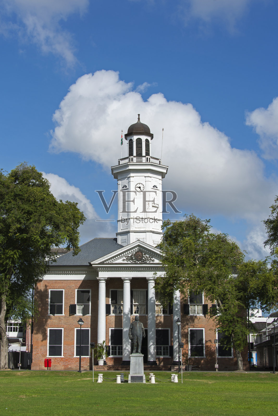 在帕拉马里博的财政部照片摄影图片