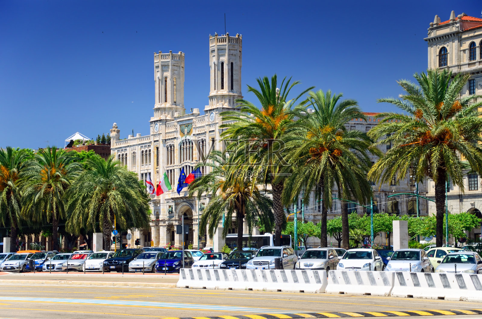 卡利亚里市政厅照片摄影图片