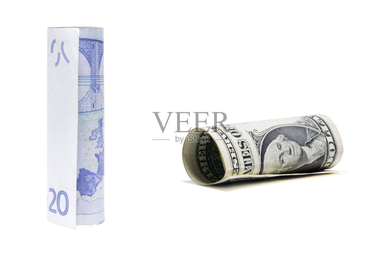 欧元高位，美元低位照片摄影图片