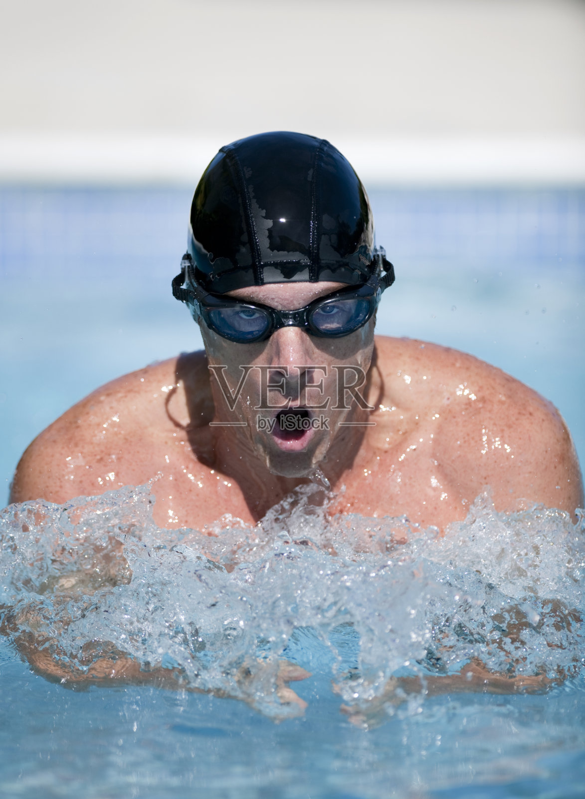 游泳运动员照片摄影图片