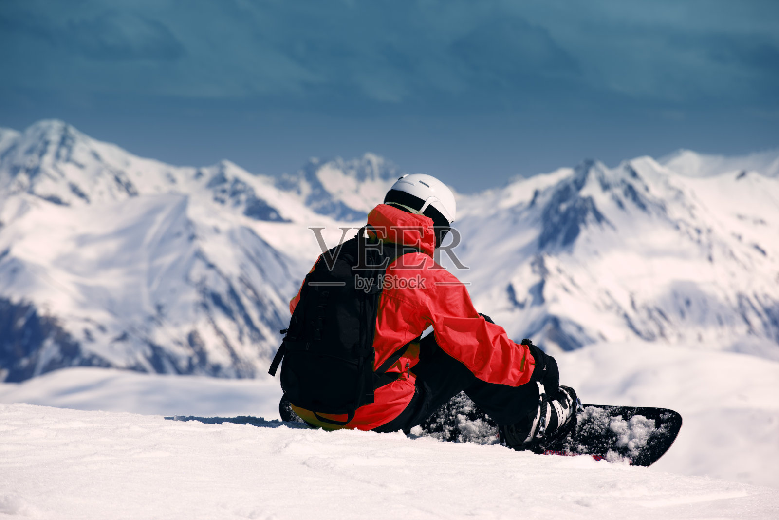 滑雪休息照片摄影图片