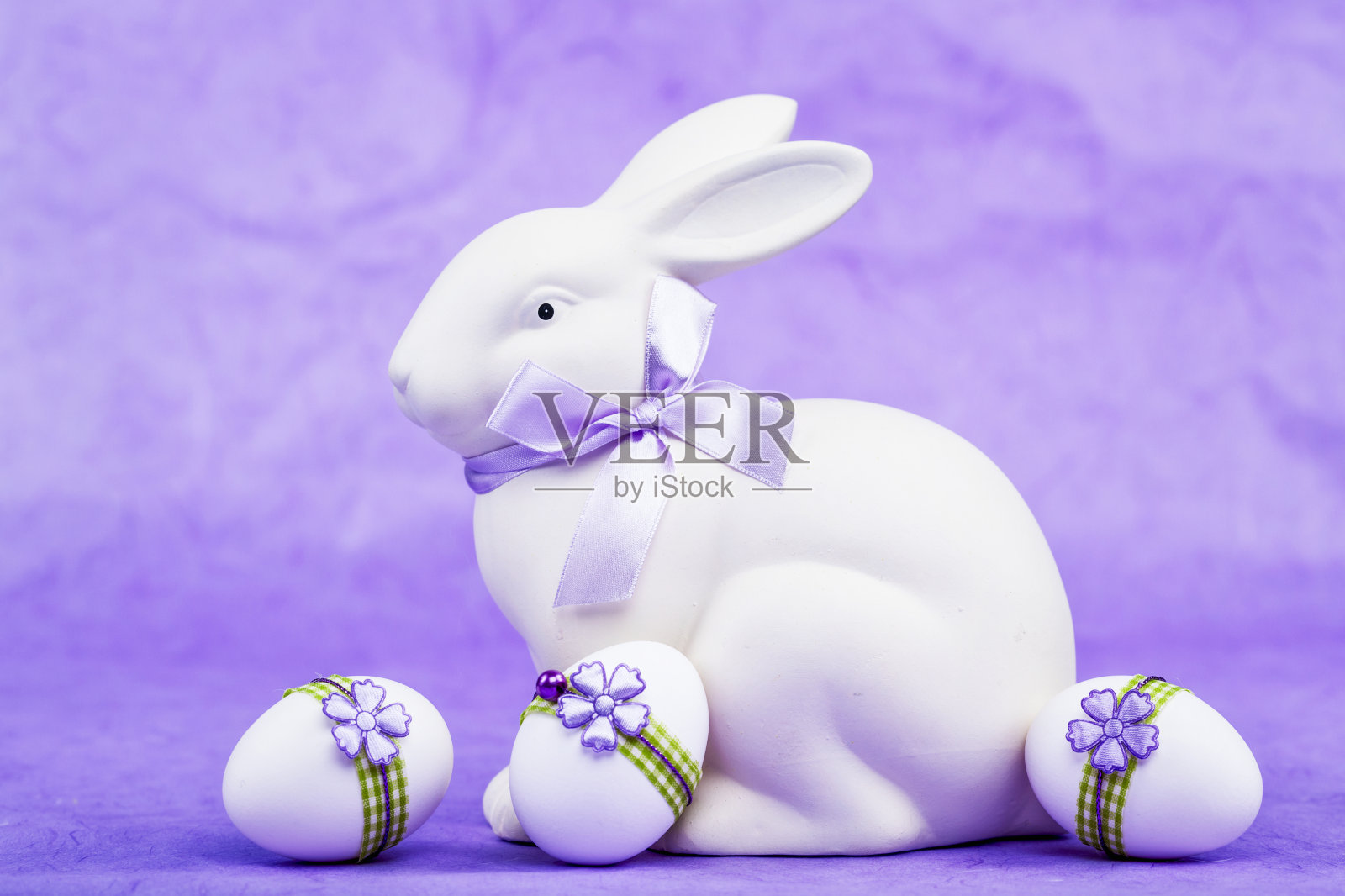 紫色的复活节快乐照片摄影图片