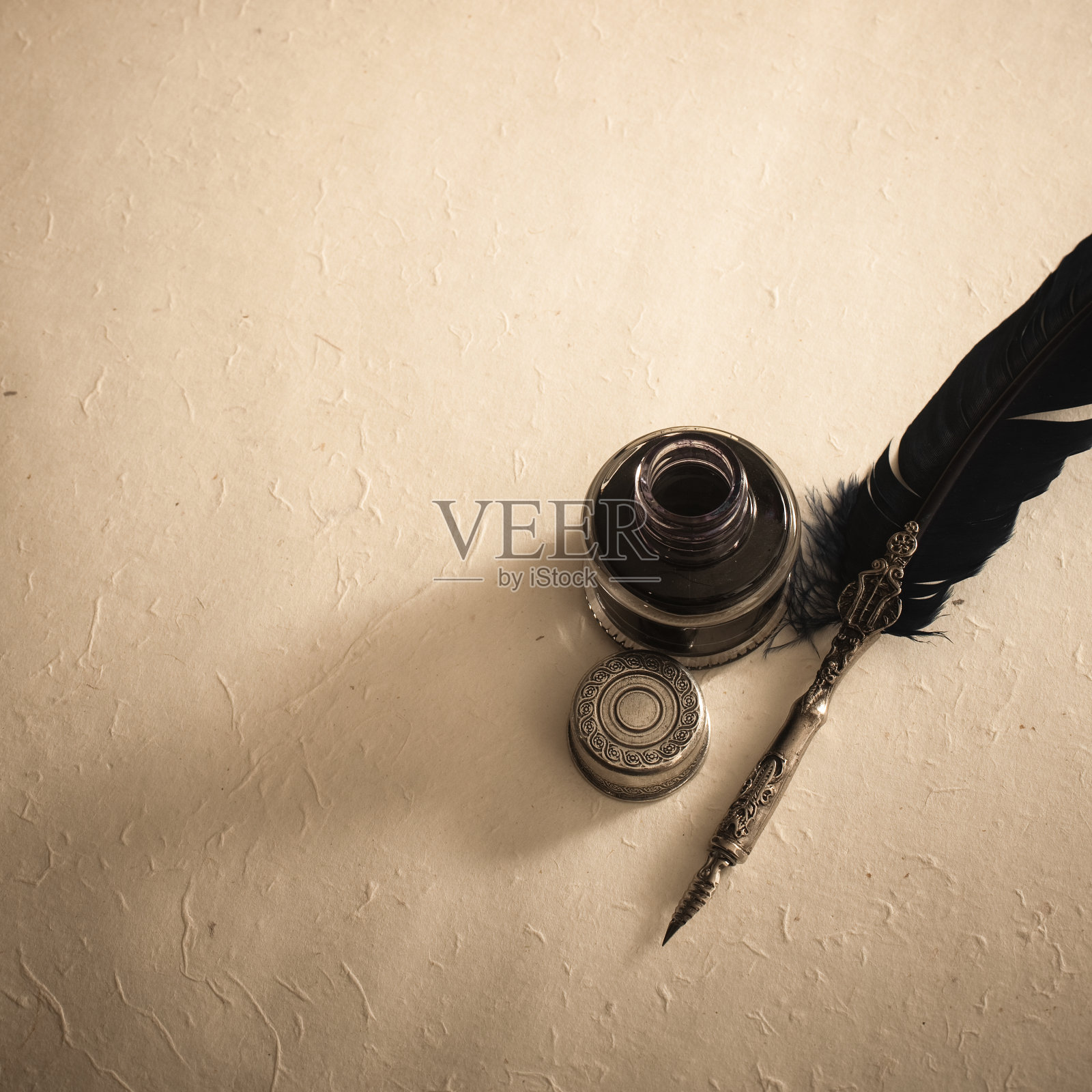 鹅毛笔照片摄影图片