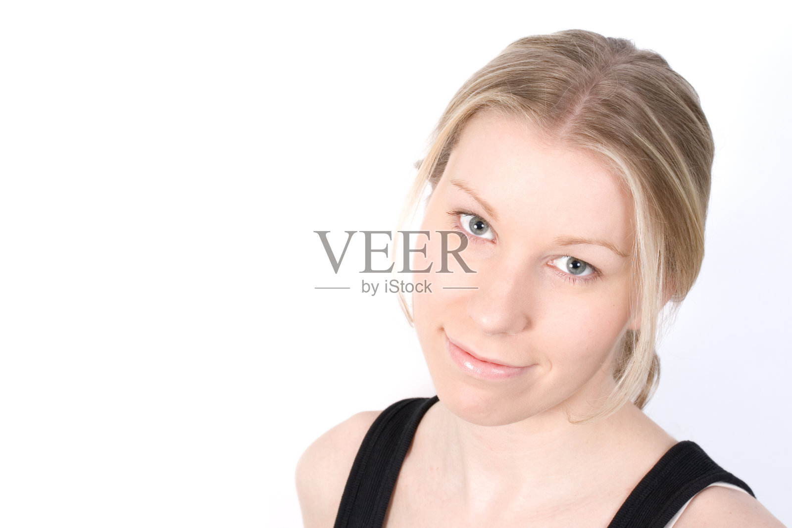 美丽的年轻女子照片摄影图片