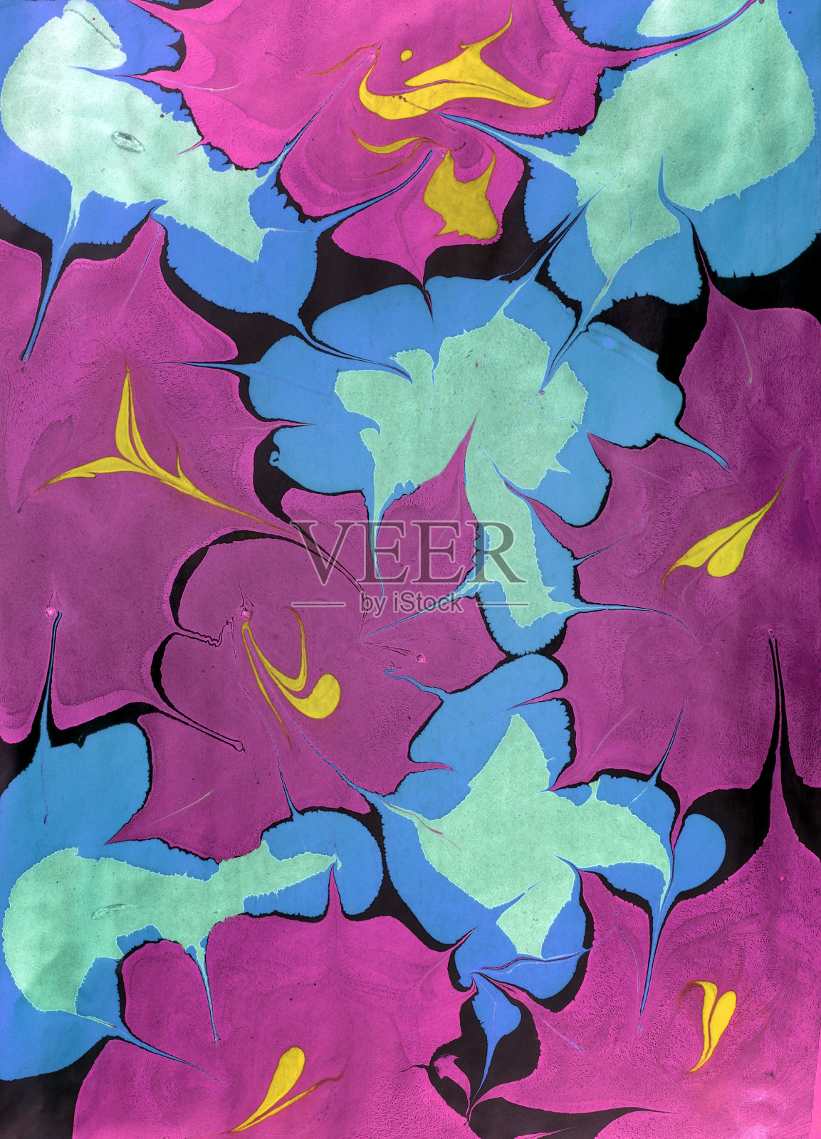 油漆在水上照片摄影图片