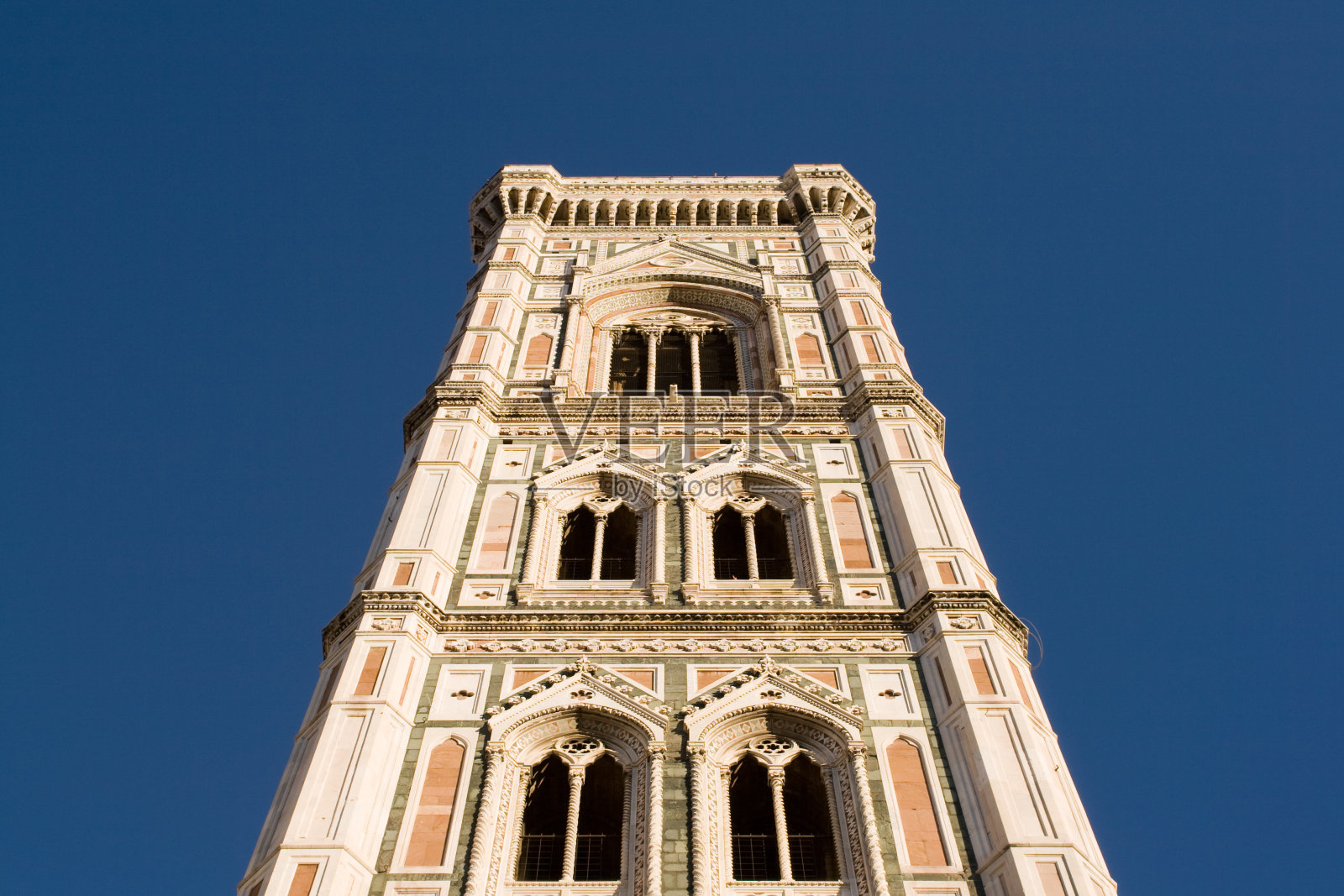 意大利佛罗伦萨的乔托钟楼照片摄影图片