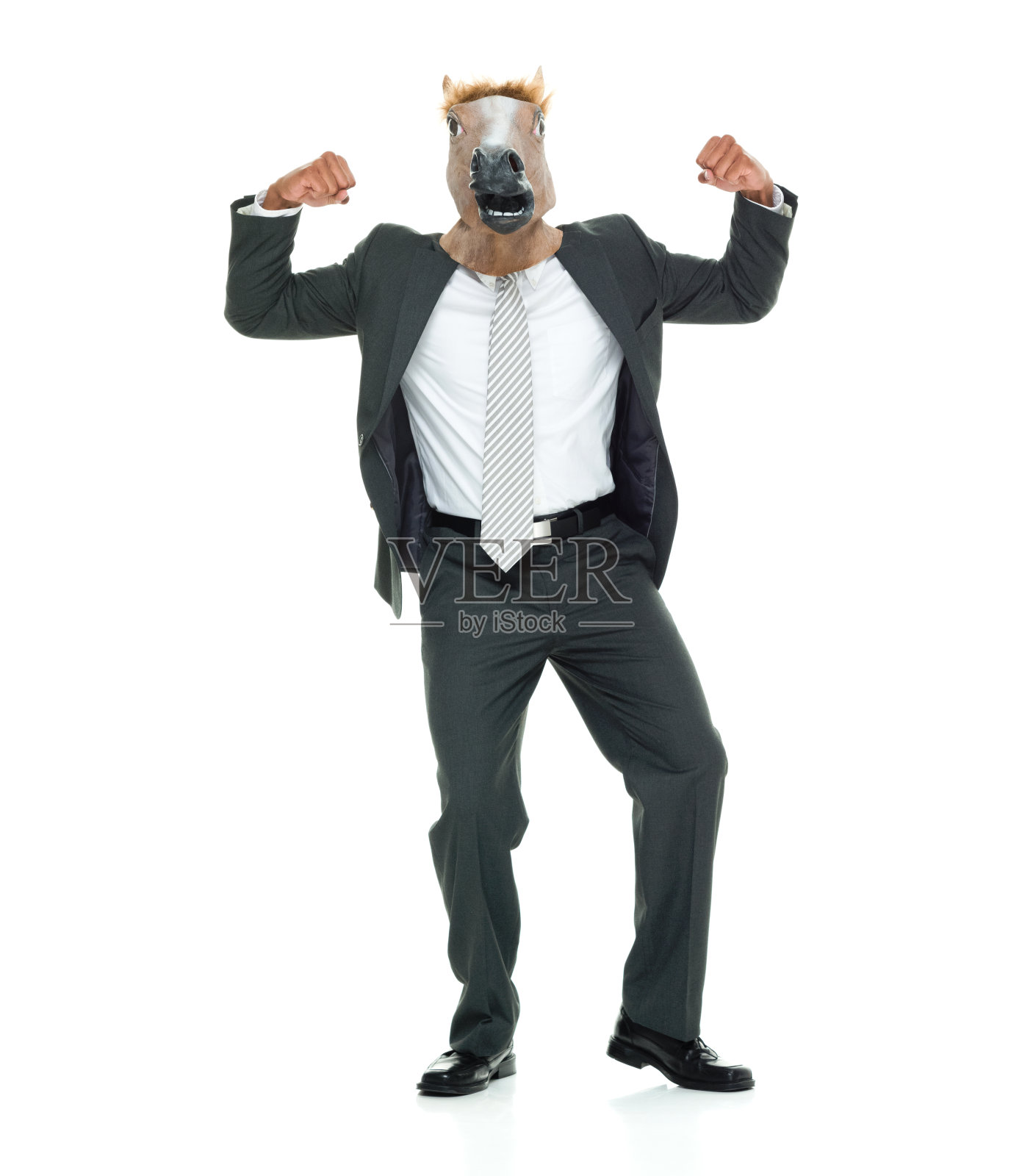 马面具商人照片摄影图片