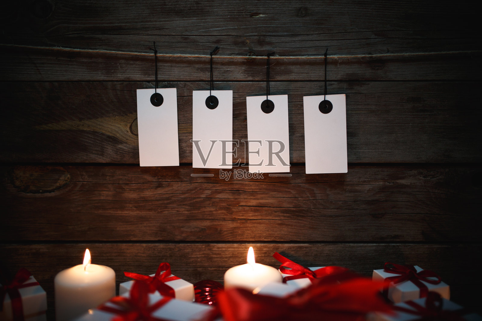 装饰圣诞礼物照片摄影图片